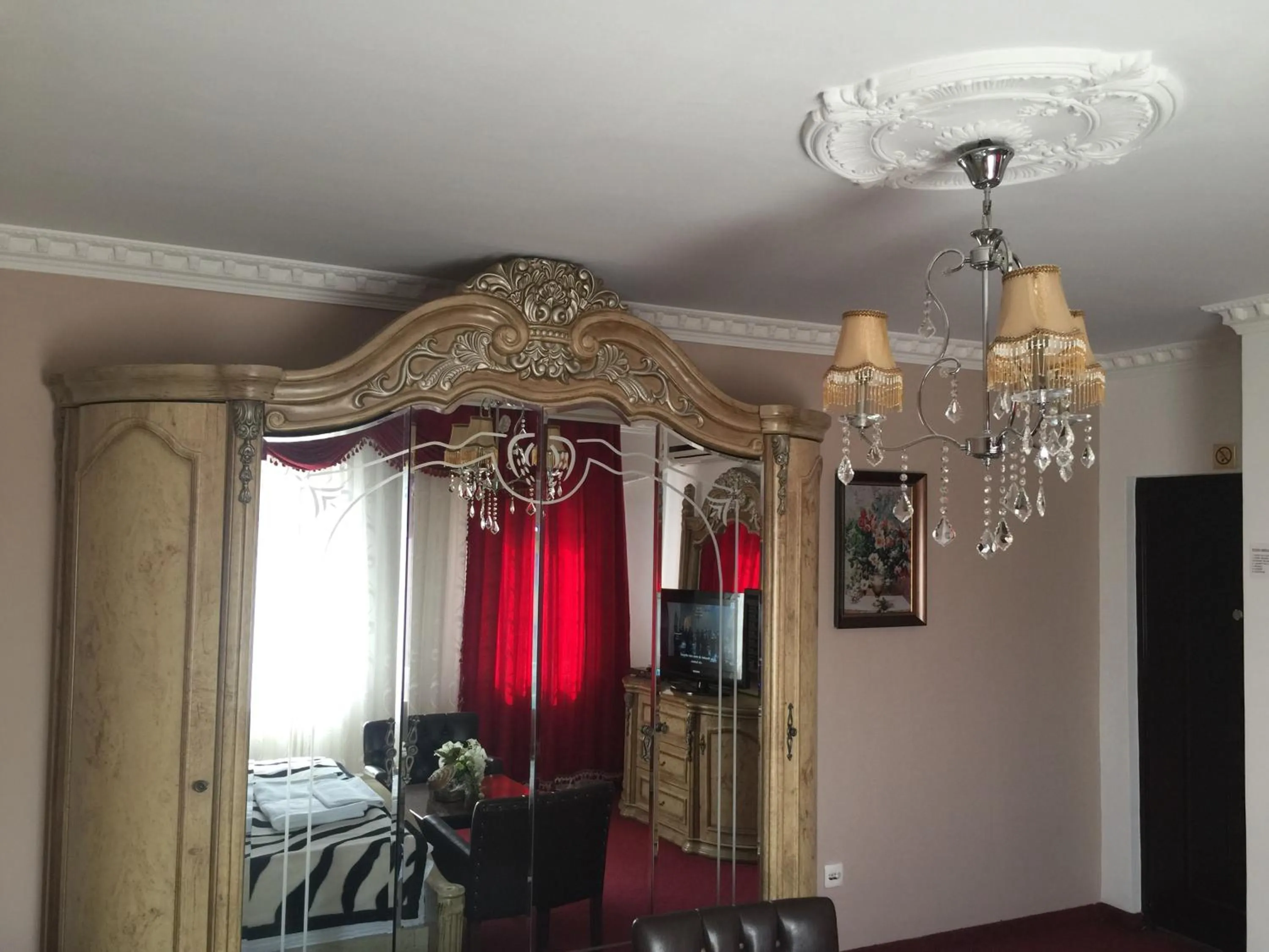 Decorative detail, Bed in Hotel Adria