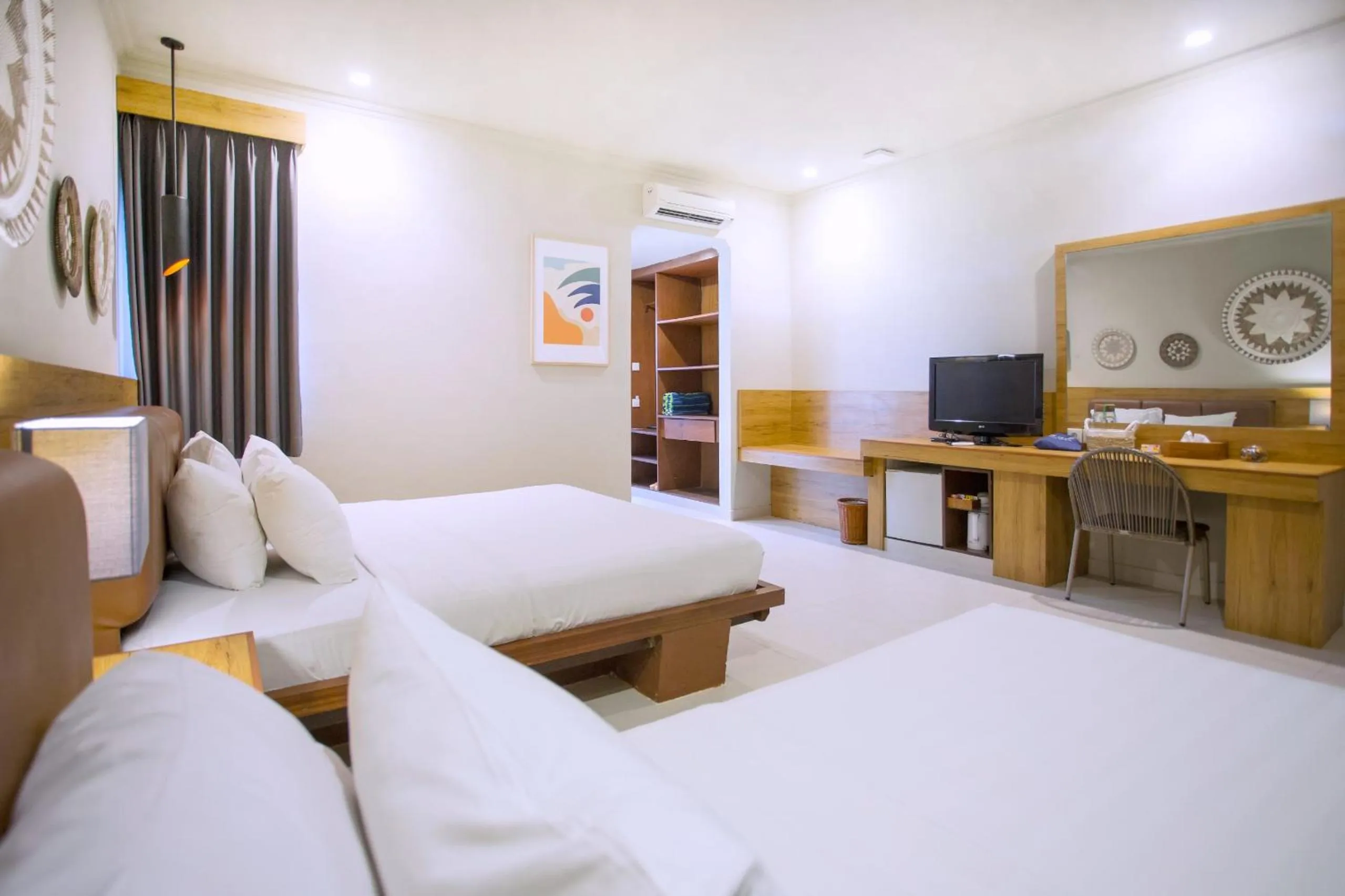 Bed in Mutiara Bali Boutique Resort & Villa