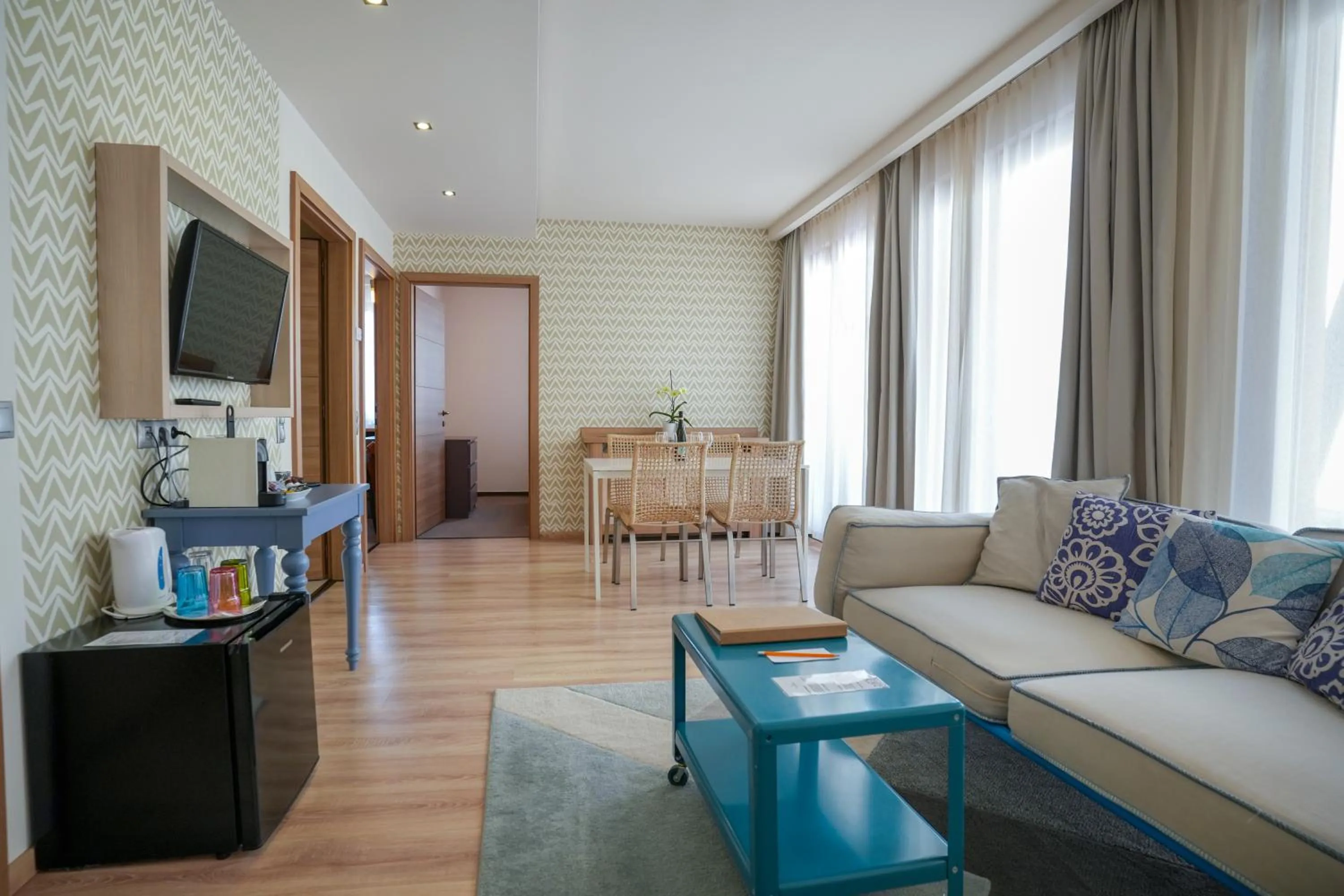 Living room in Imola Udvarház Dessert Hotel