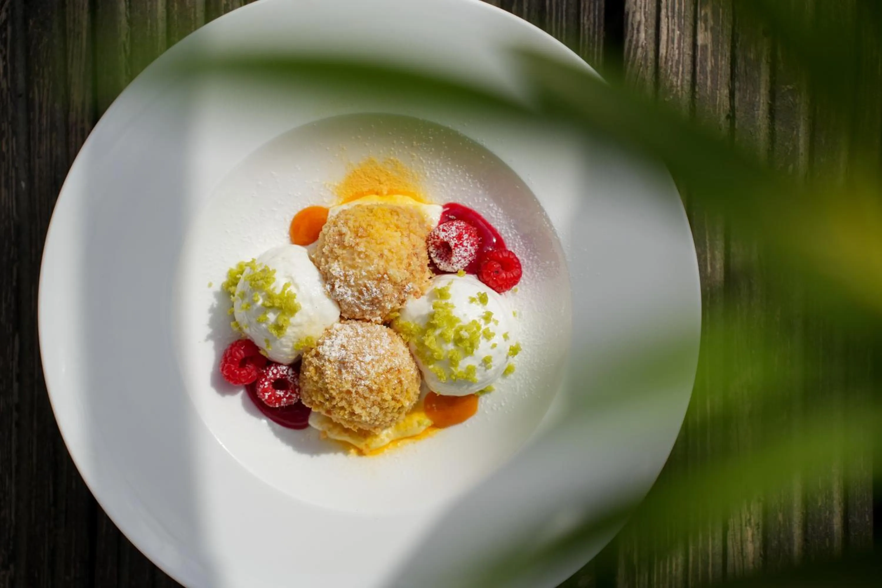 Food close-up in Imola Udvarház Dessert Hotel