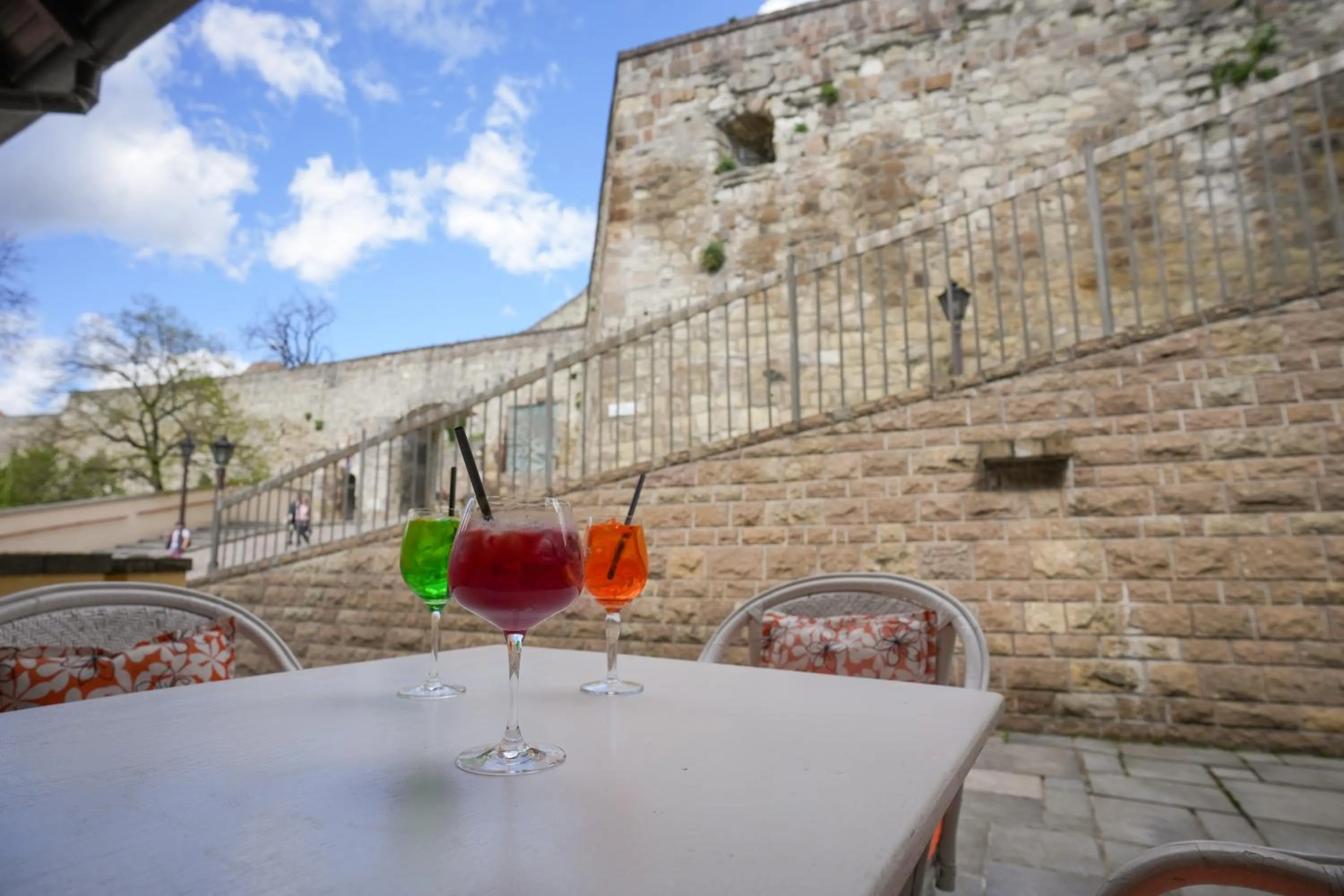 Balcony/Terrace in Imola Udvarház Dessert Hotel