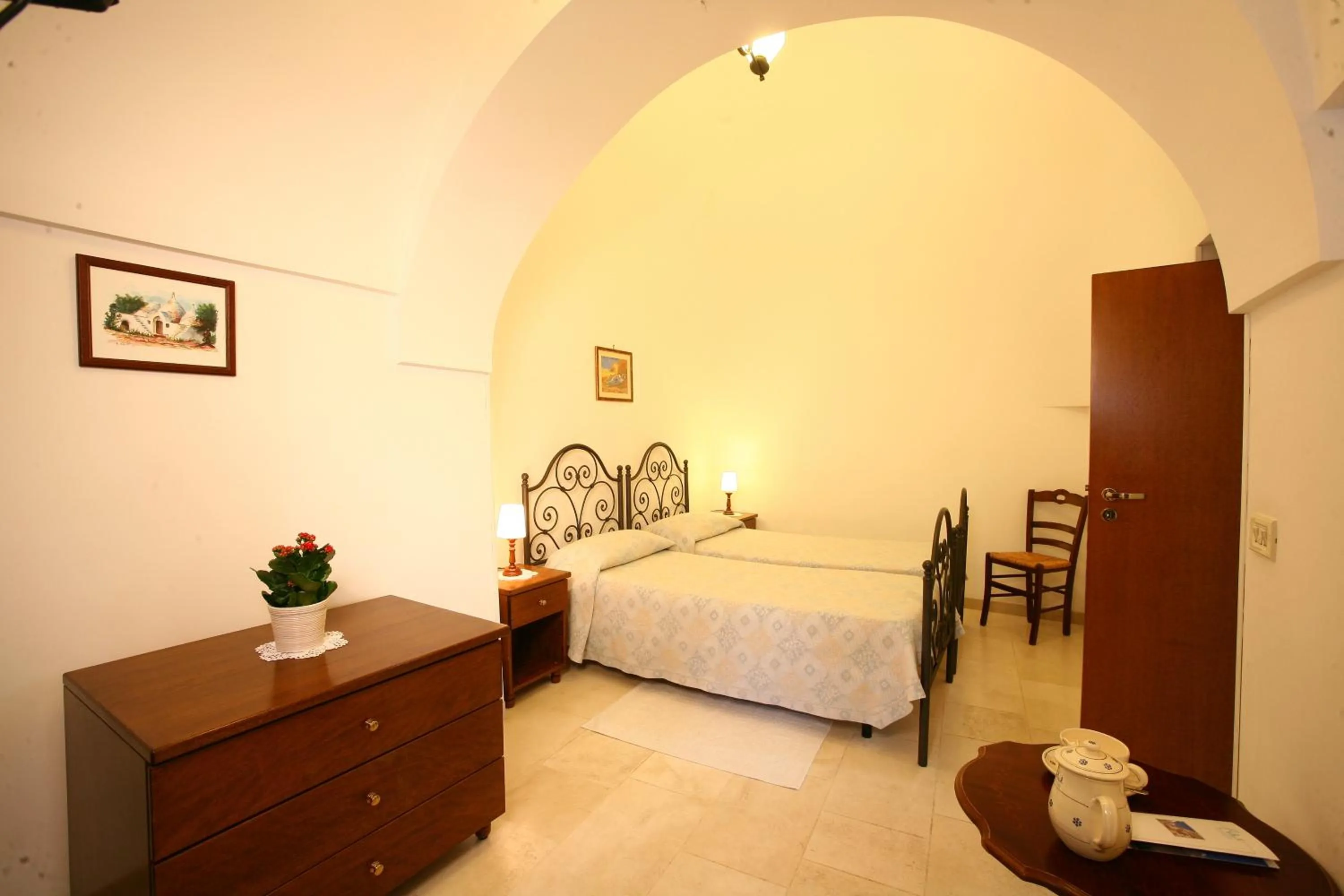 Bedroom, Bed in Truddhi Casa e Cucina di Puglia