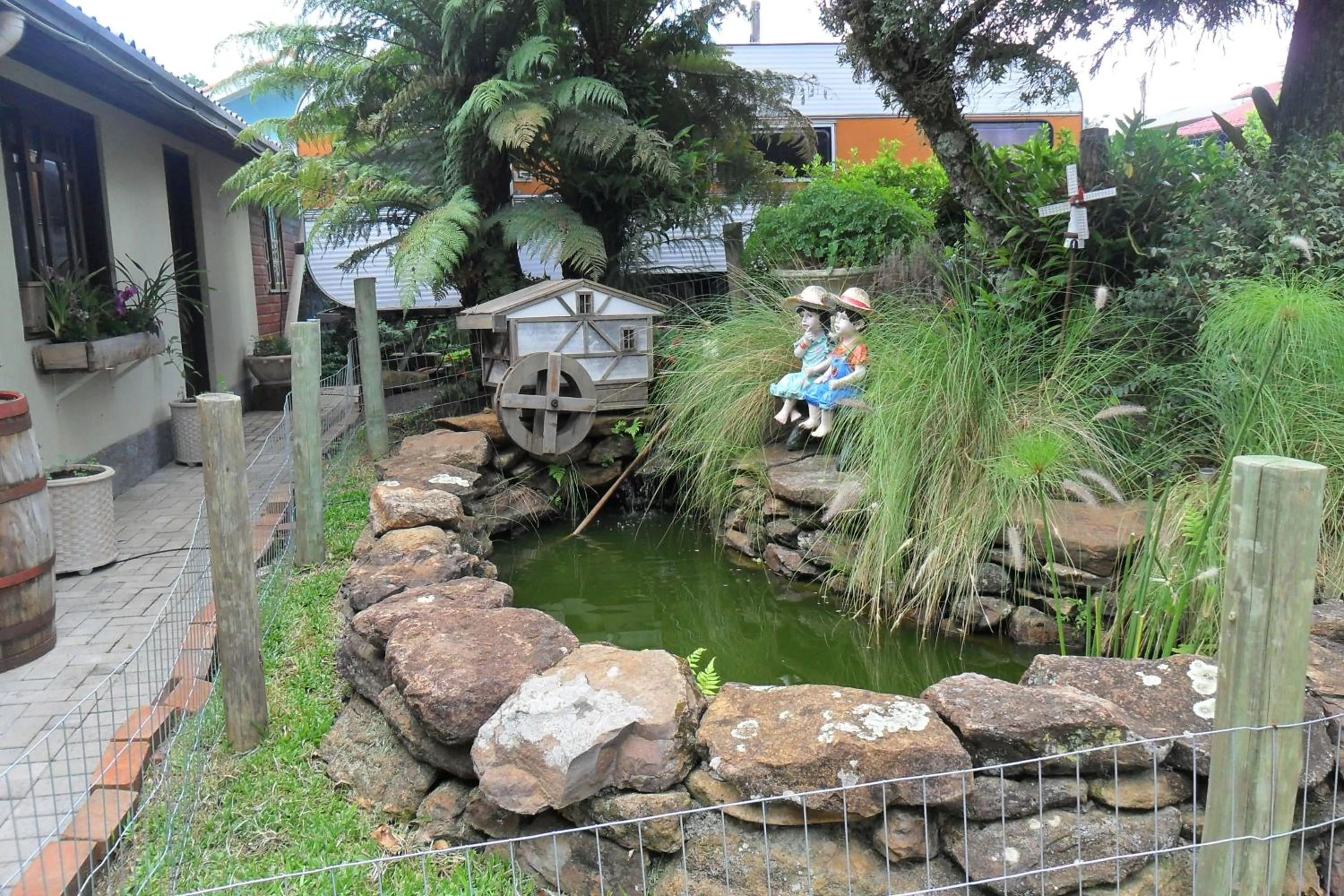 Garden view in Pousada dos Plátanos