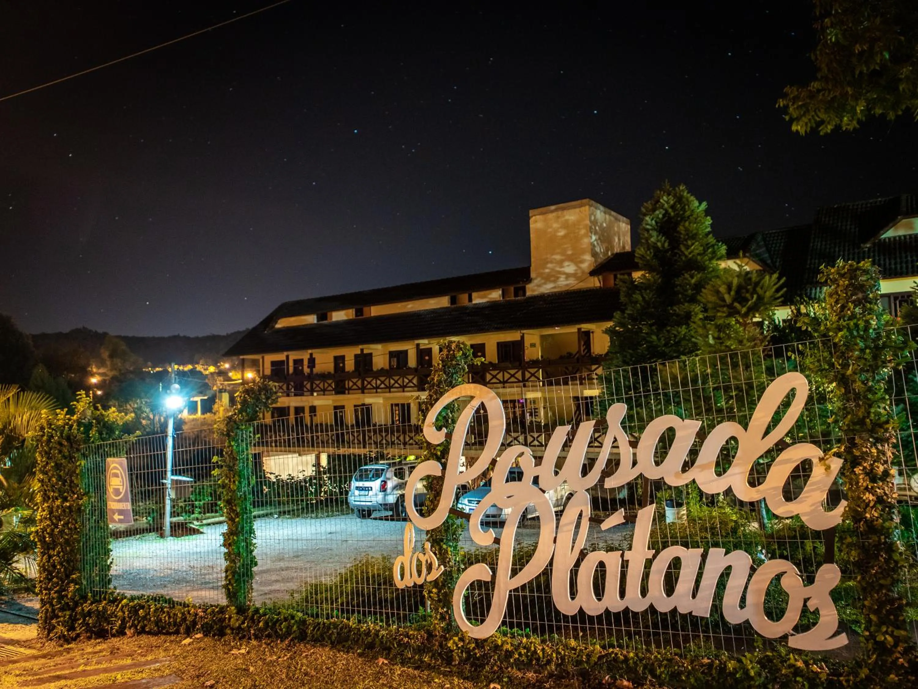 Property building in Pousada dos Plátanos