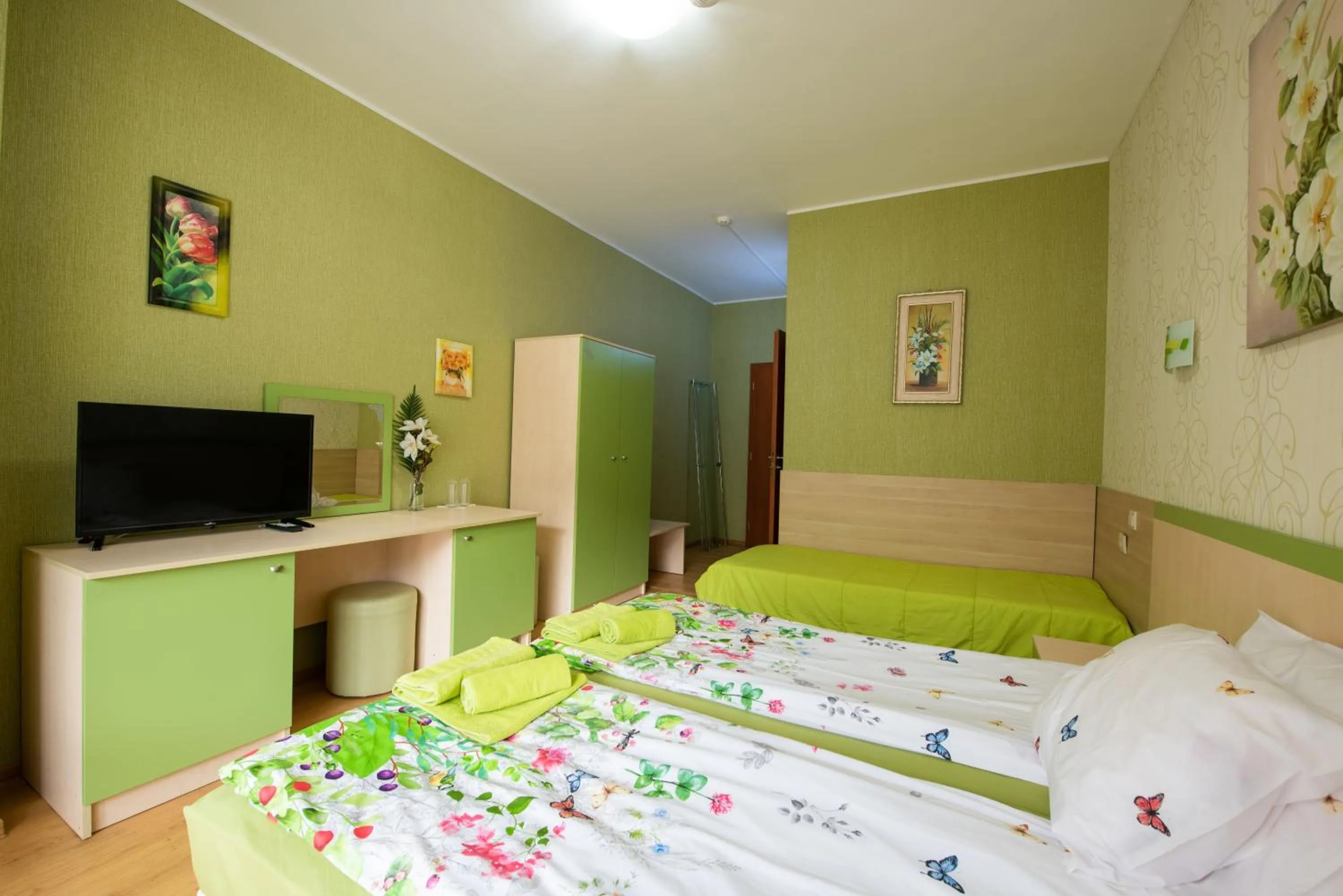 Bed in Family Hotel Enica