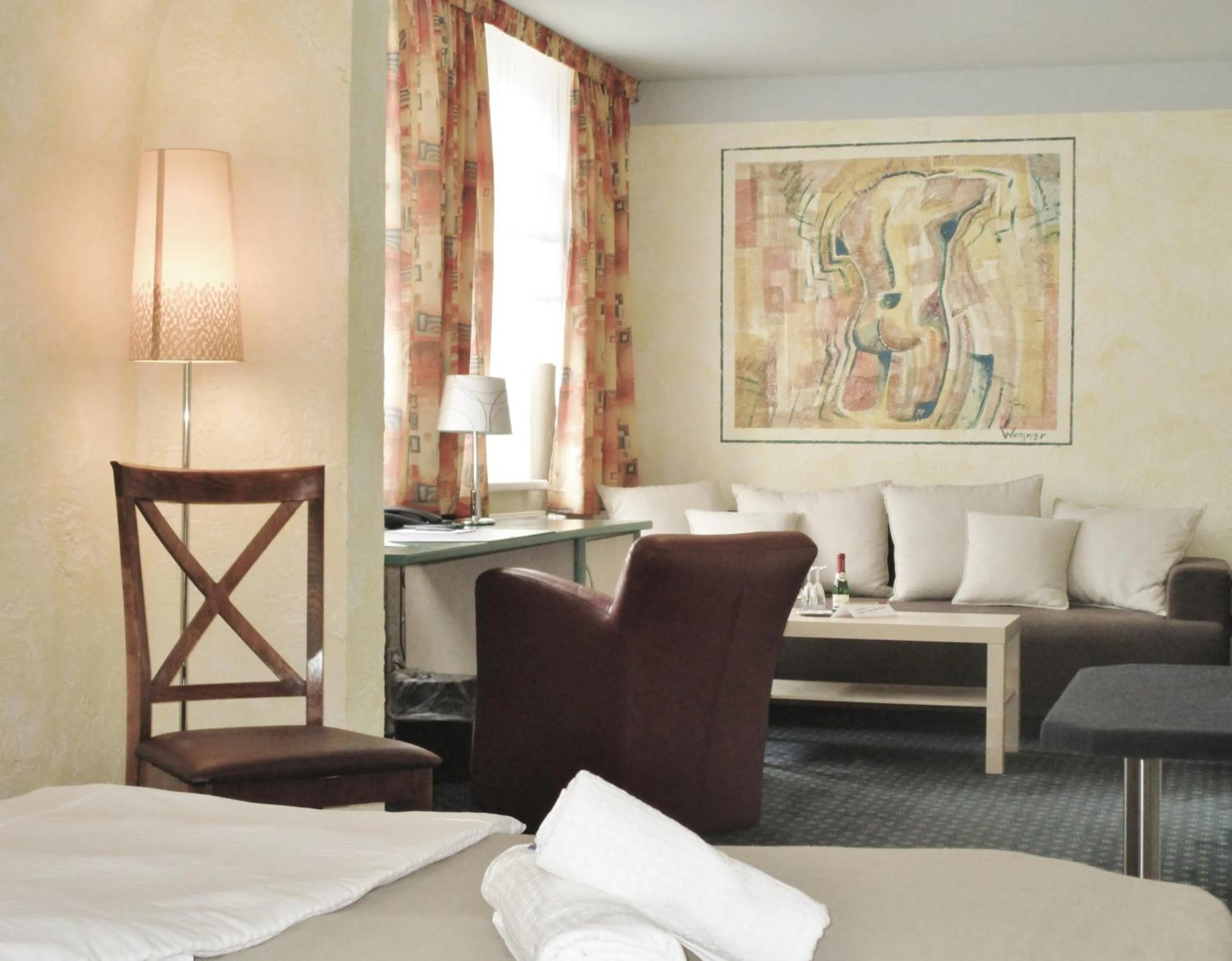 Photo of the whole room, Bed in Hotel Ostseestern