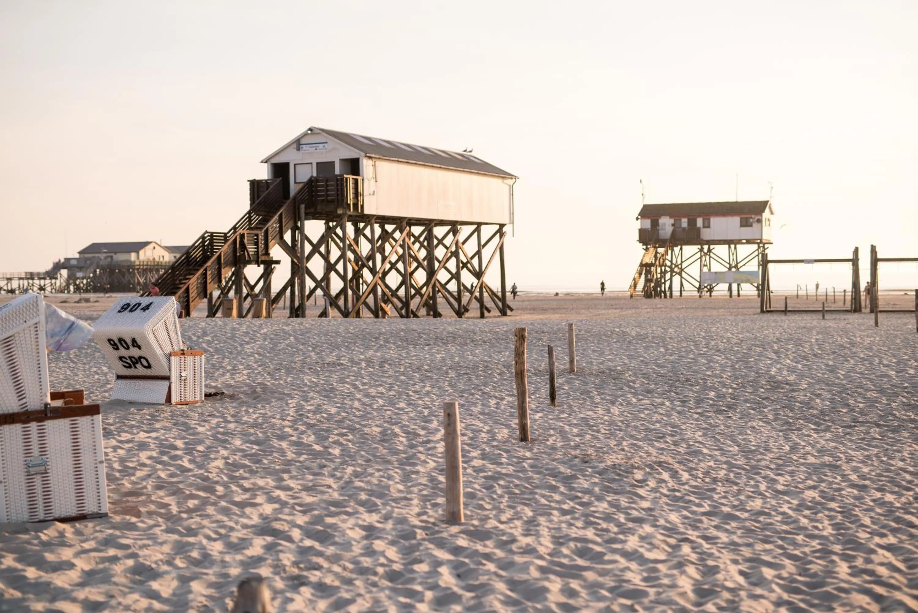 Beach in Beach Motel St. Peter-Ording