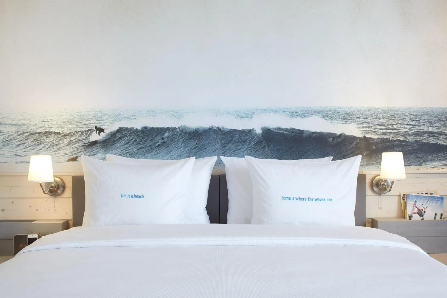 Bed in Beach Motel St. Peter-Ording