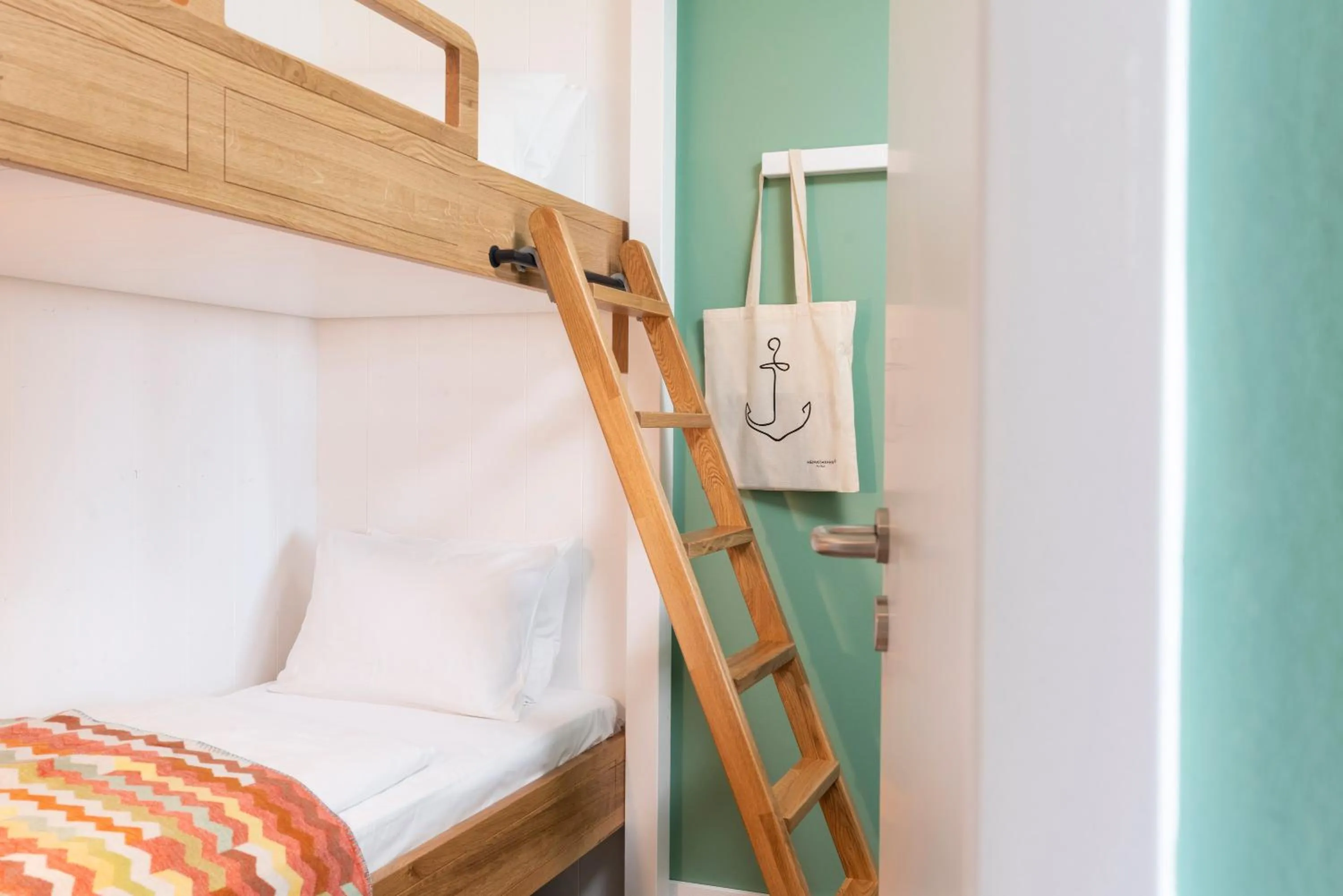 Bedroom, Bed in Beach Motel St. Peter-Ording