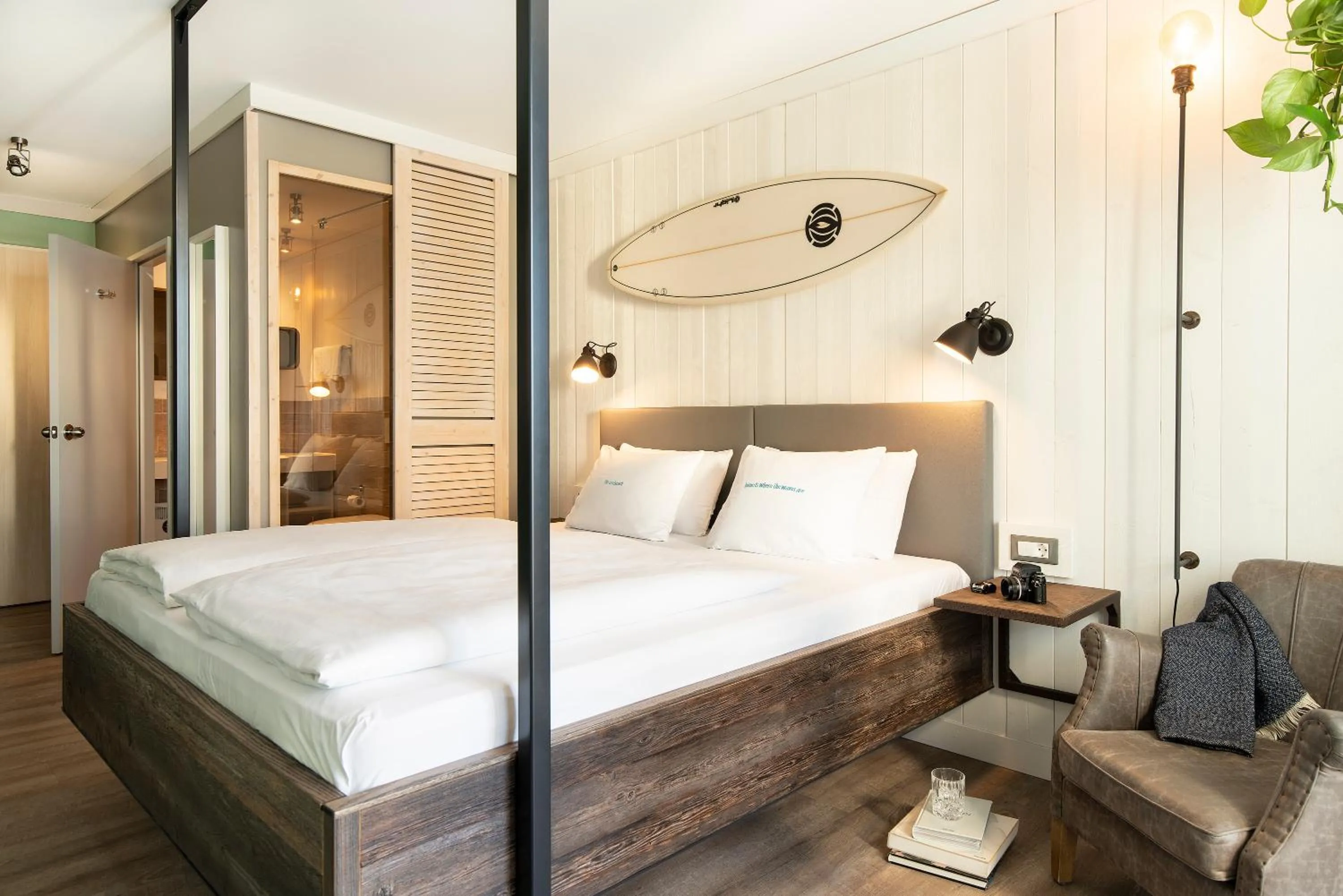 Bed in Beach Motel St. Peter-Ording