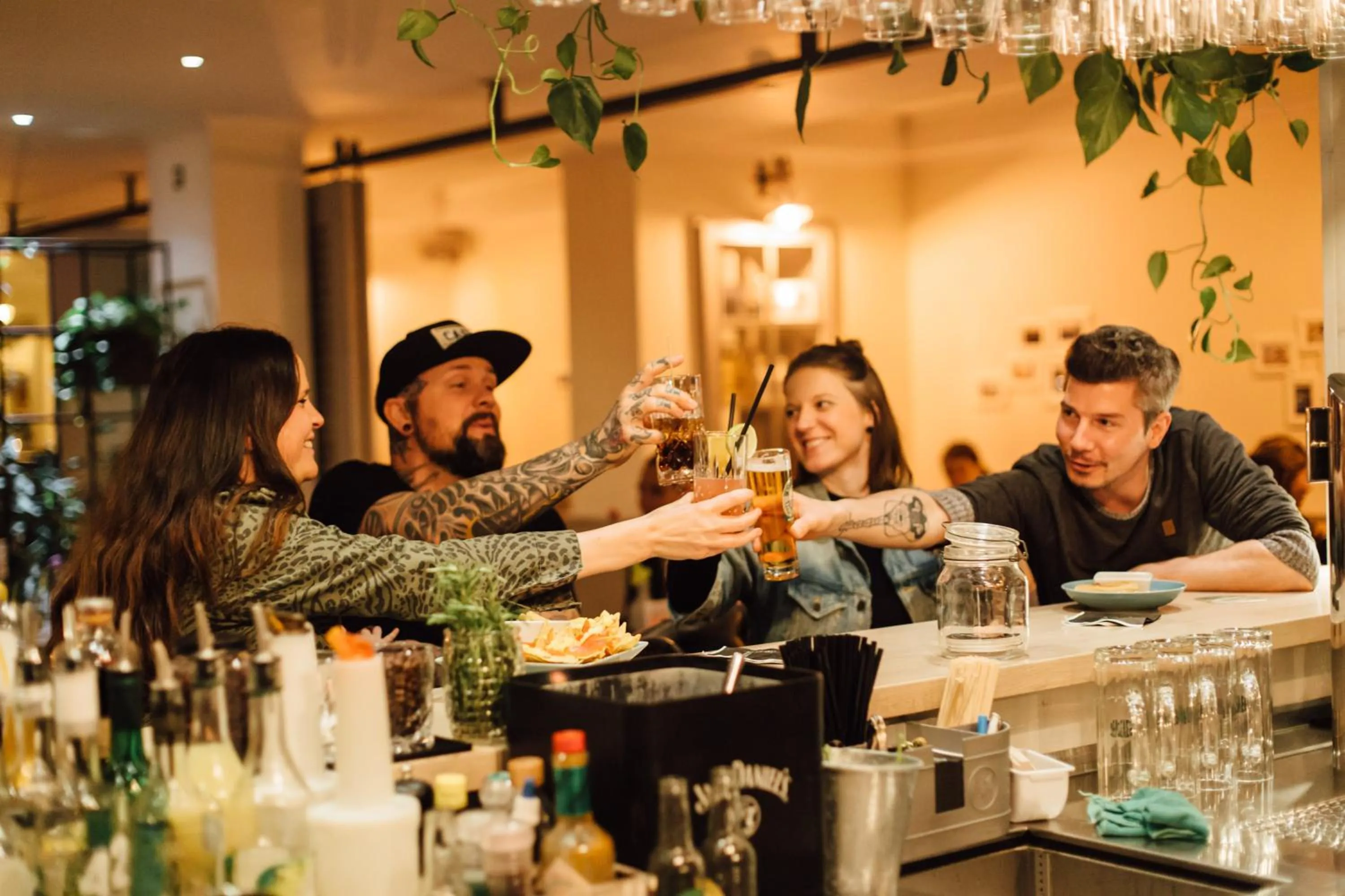 Lounge or bar in Beach Motel St. Peter-Ording