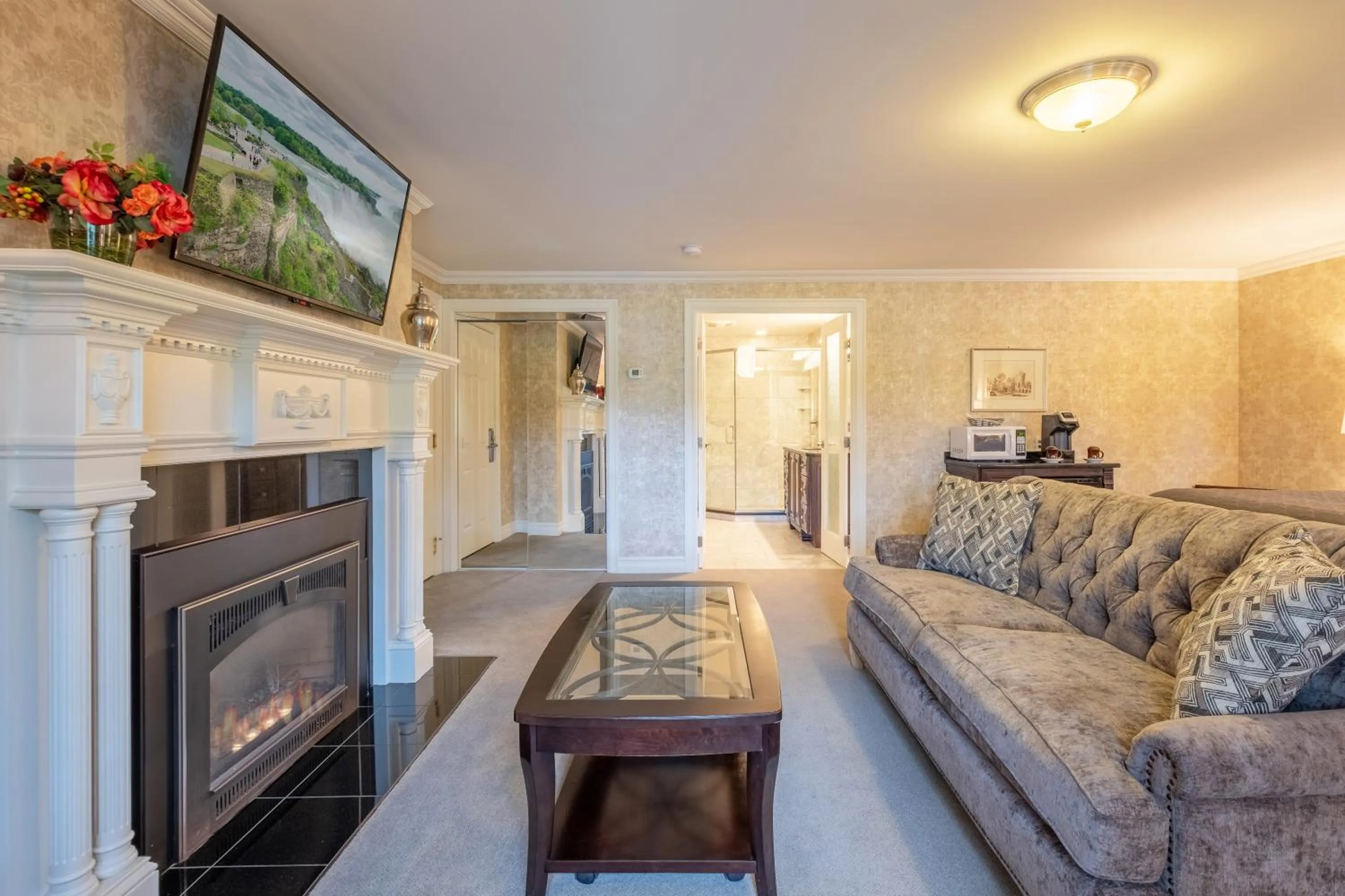 Seating area in Red Coach Inn
