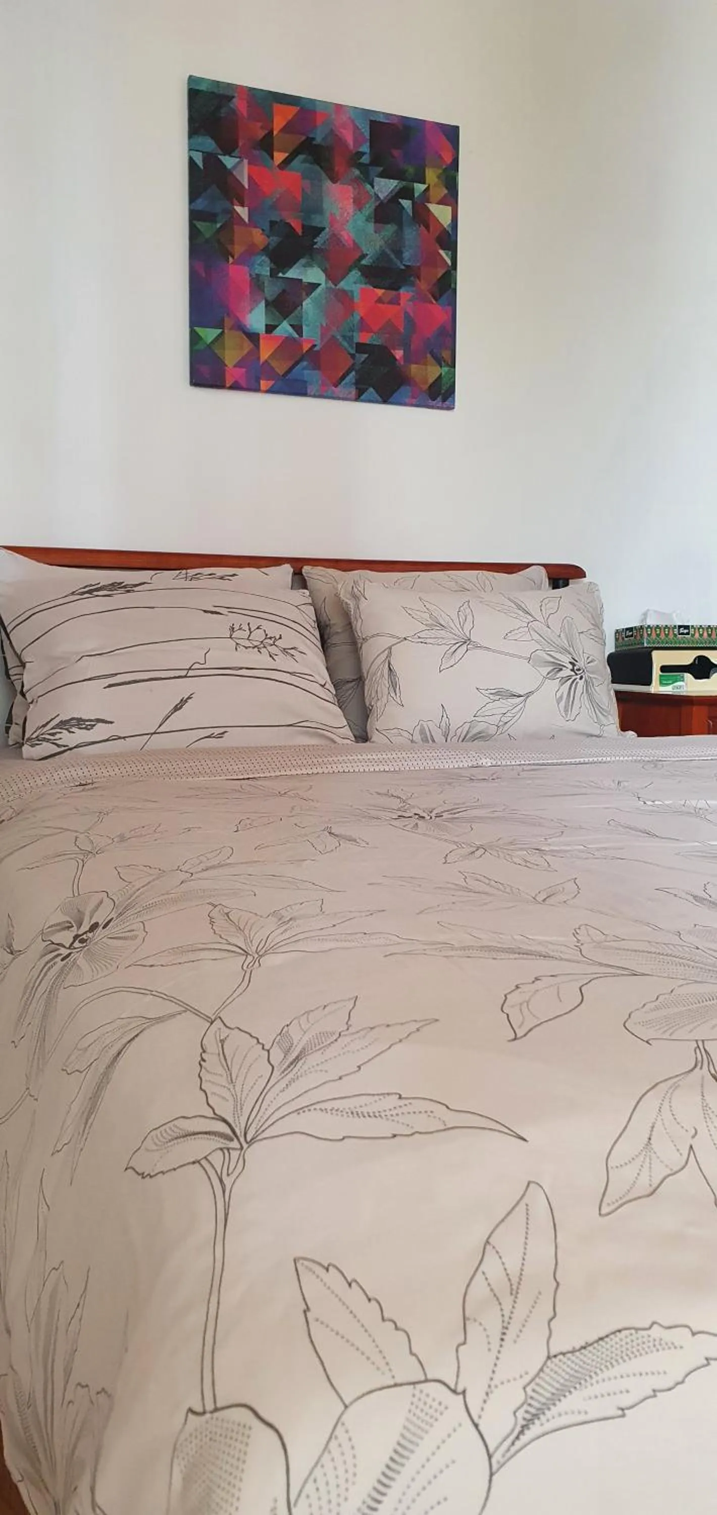 Bed in Lola's Guest House