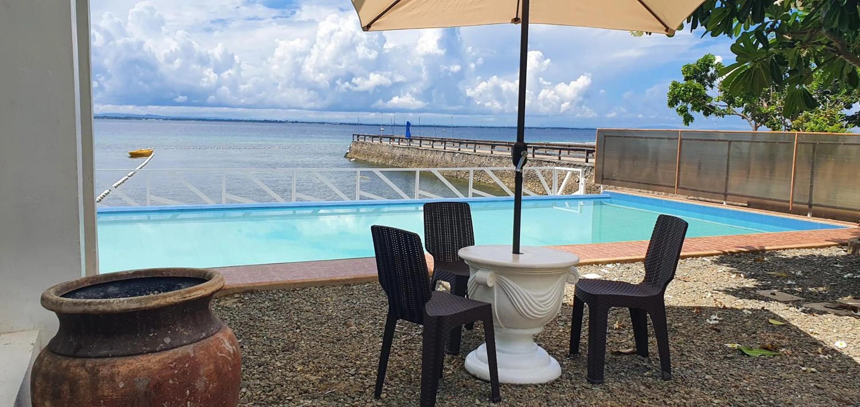Swimming pool in Lola's Guest House