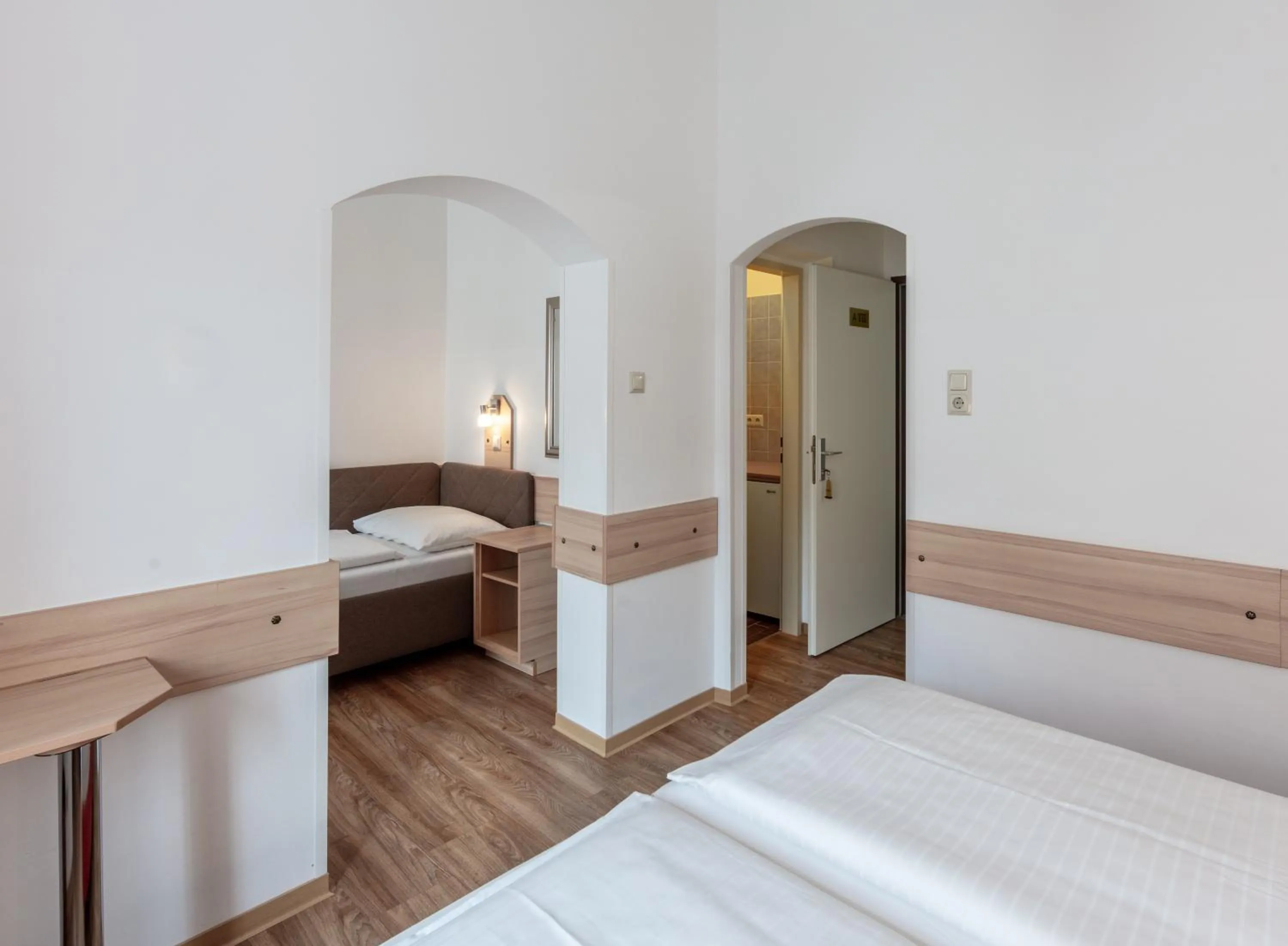 Bed in Hotel Admiral