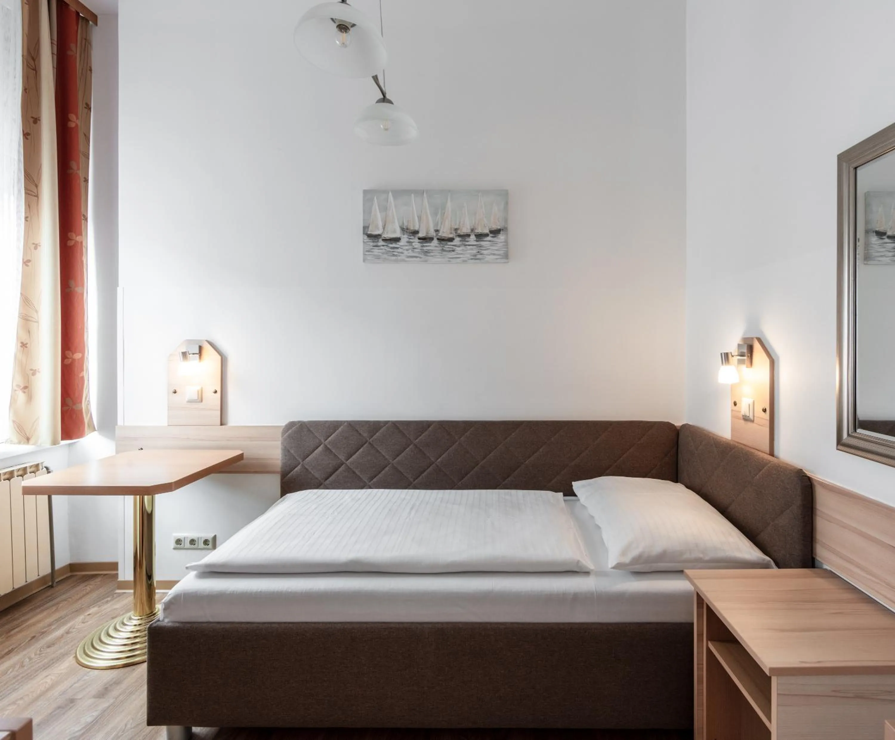 Bed in Hotel Admiral