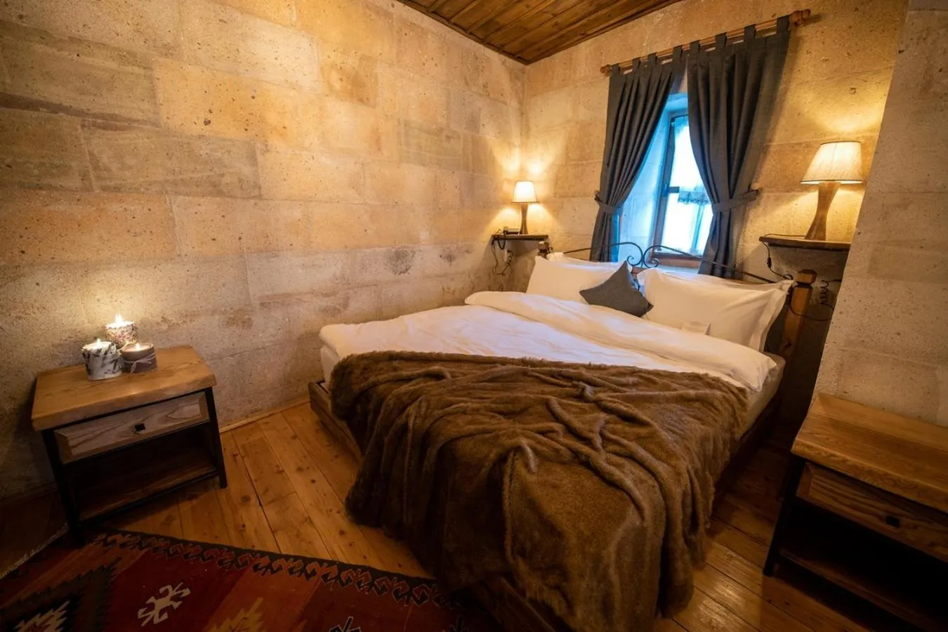 Bed in Duven Hotel Cappadocia