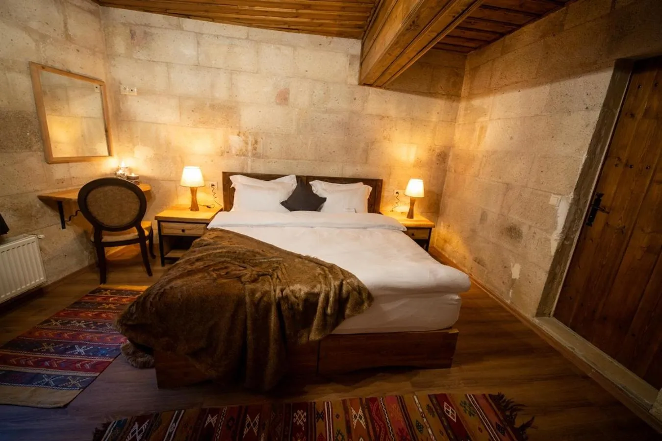 Bed in Duven Hotel Cappadocia