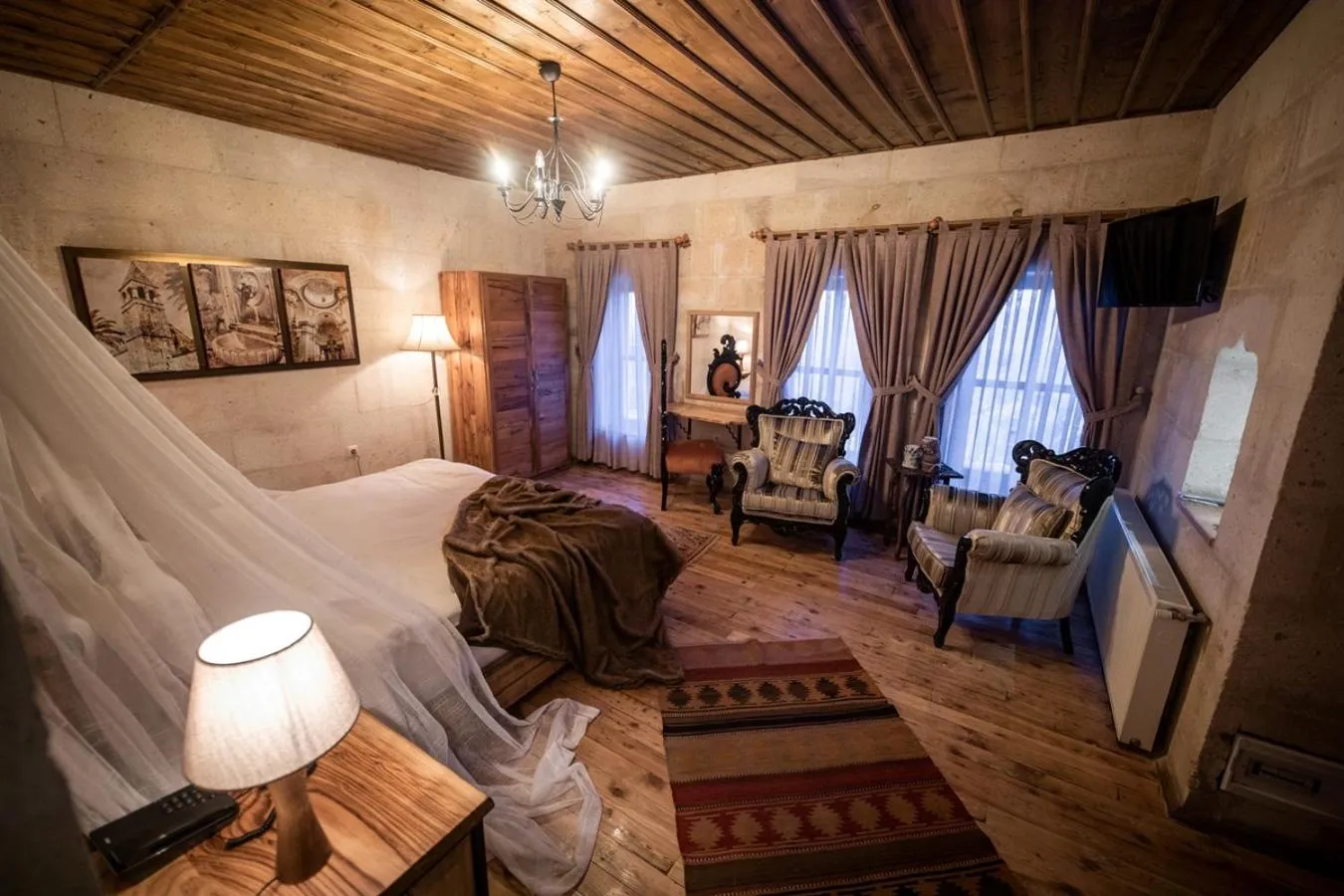 Bed in Duven Hotel Cappadocia