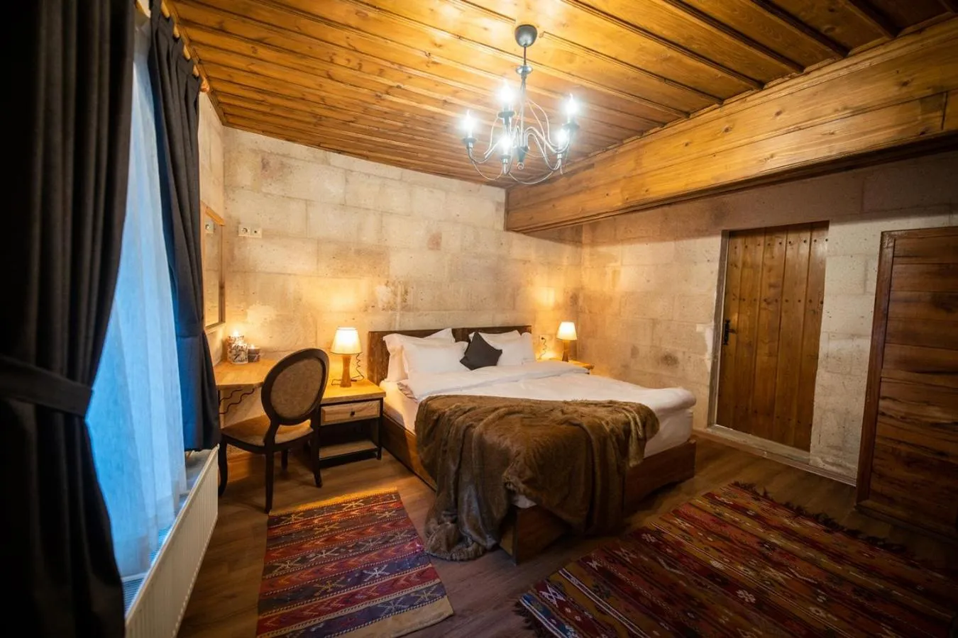 Bed in Duven Hotel Cappadocia