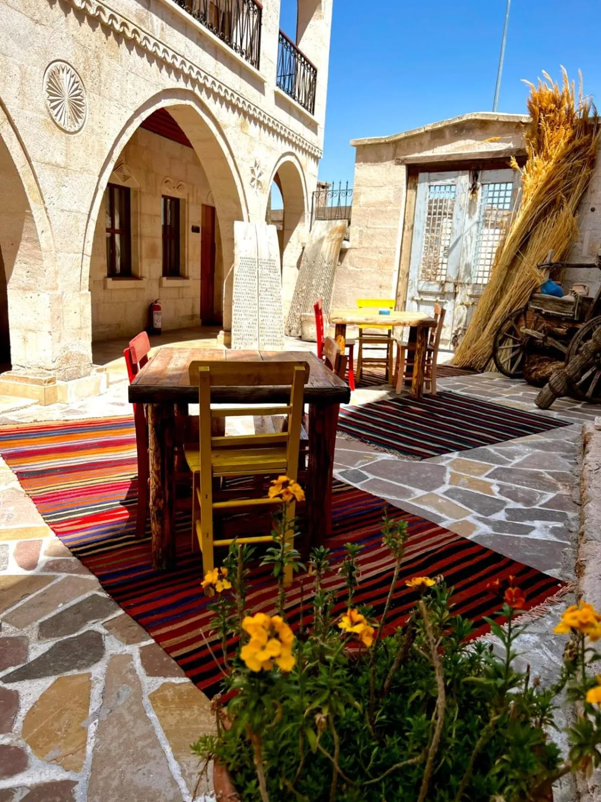Inner courtyard view in Duven Hotel Cappadocia