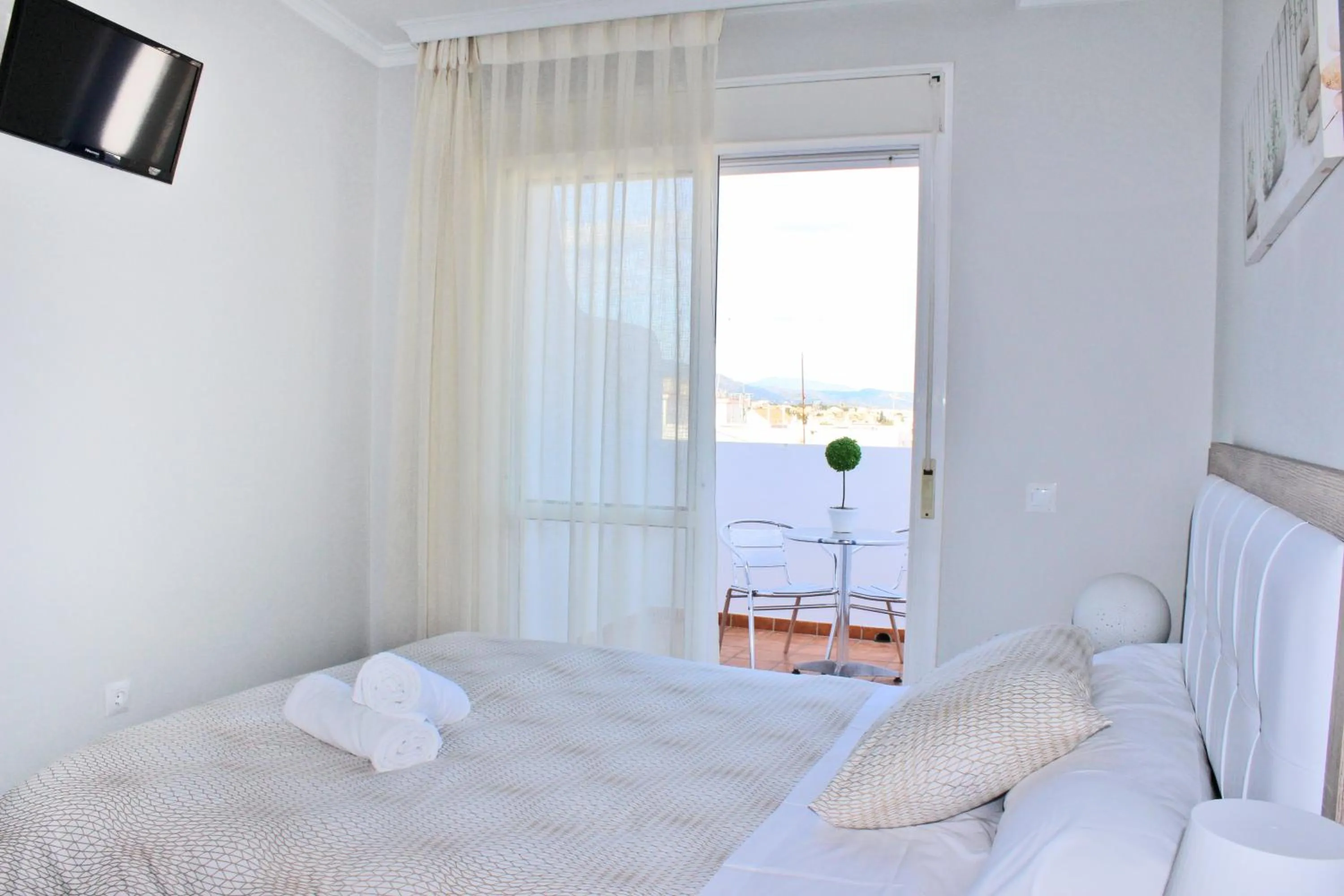 Bed in Hostal Acemar