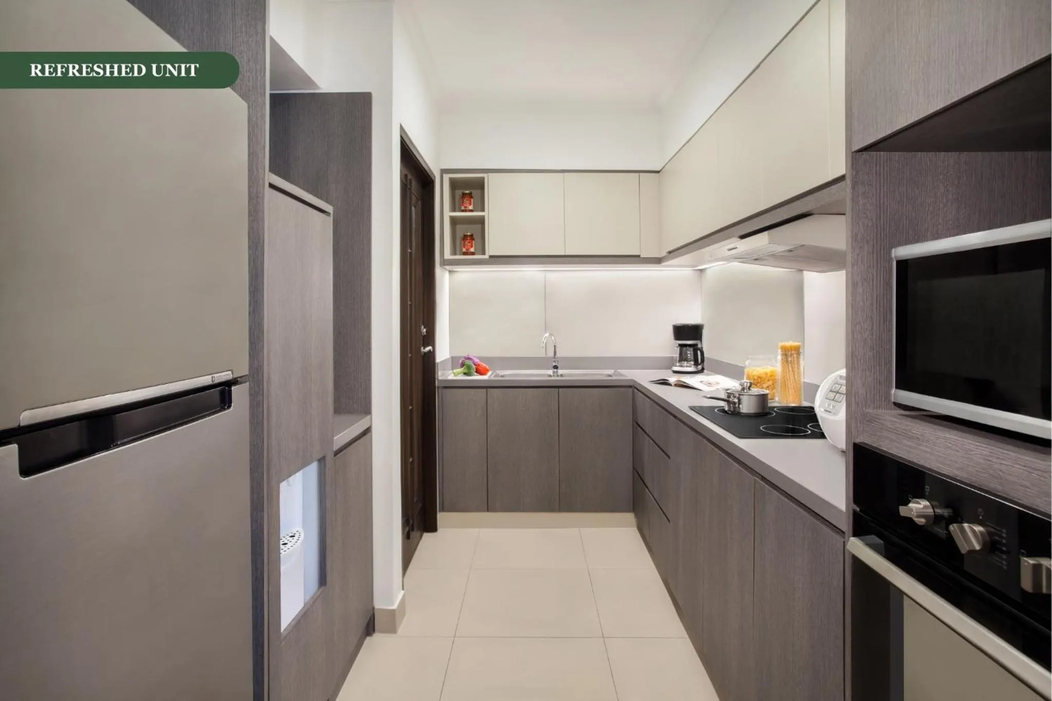 kitchen in Somerset Grand Citra Jakarta