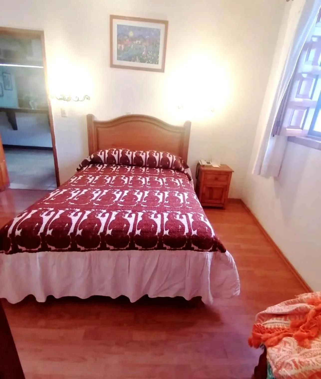 Bed in Hotel Don Quijote