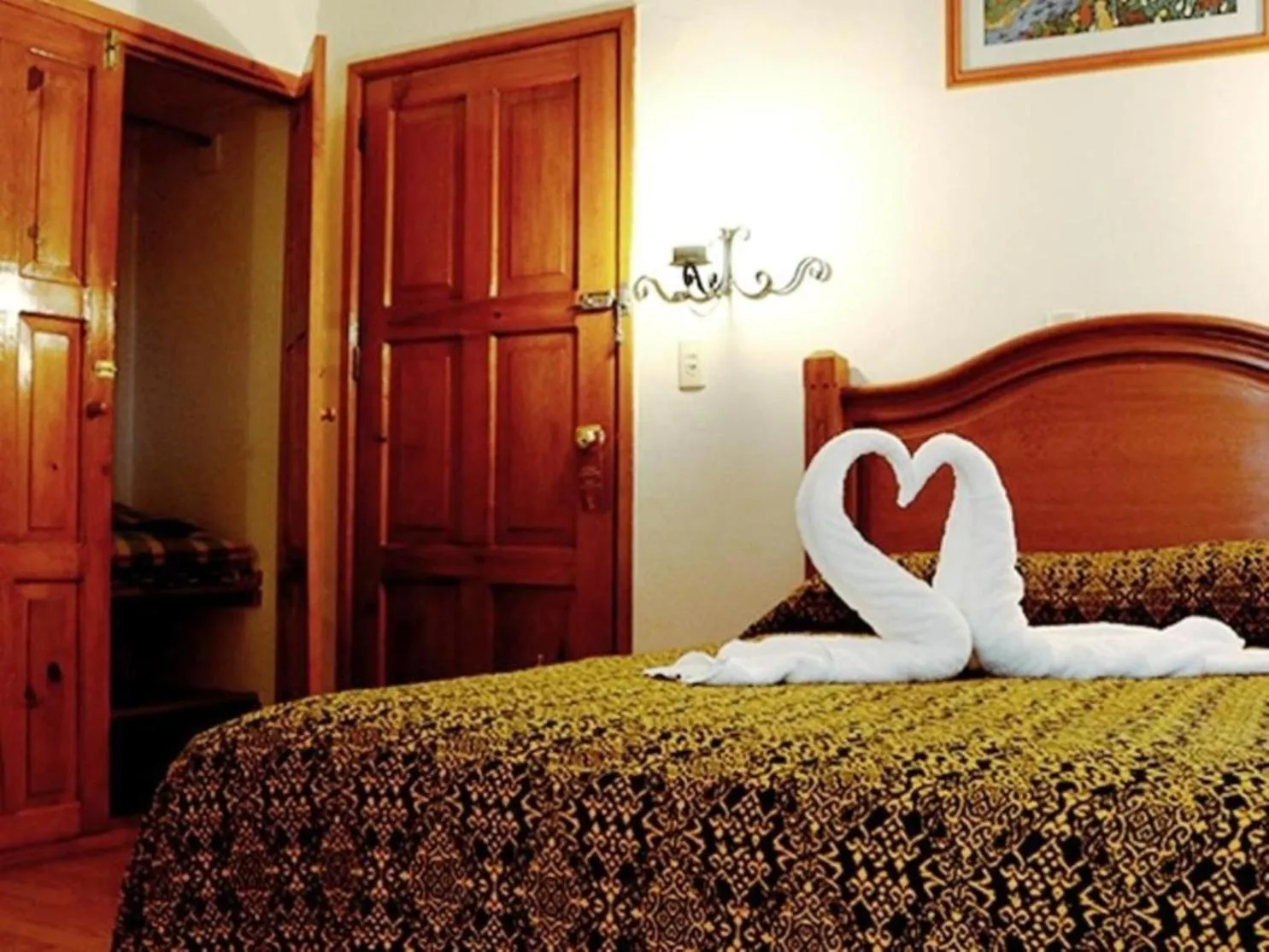 Bed in Hotel Don Quijote