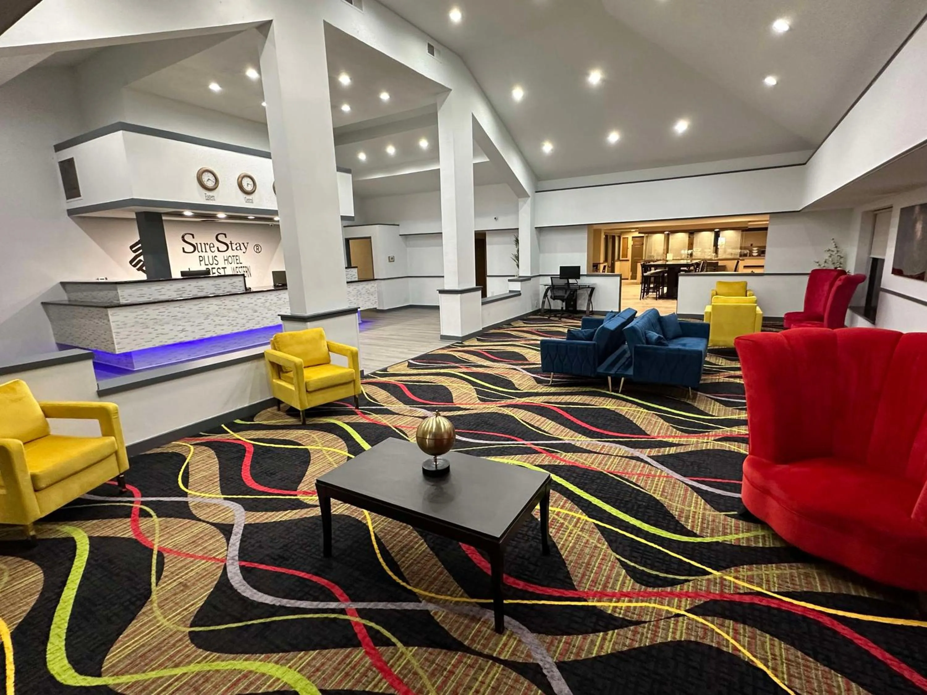 Lobby or reception in SureStay Plus by Best Western Mobile I-65