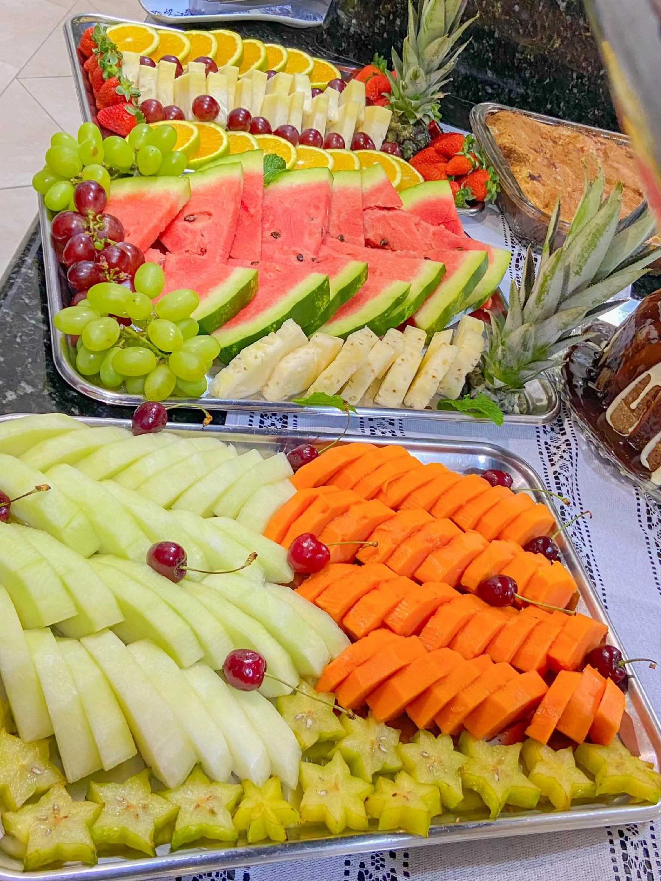 Breakfast in Bombinhas Praia Apart Hotel - unidade rua Bem Te Vi