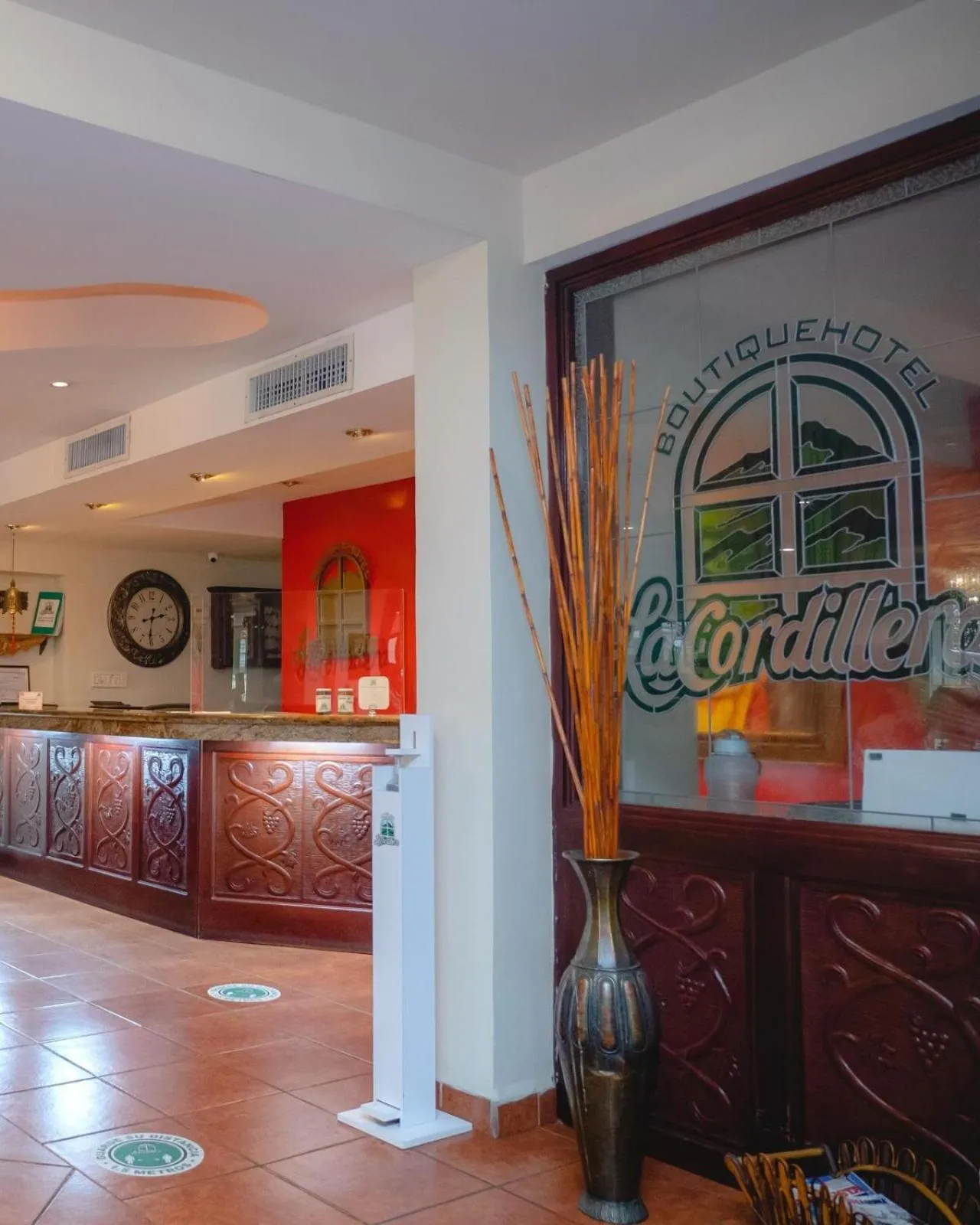 Lobby or reception in Boutique Hotel La Cordillera