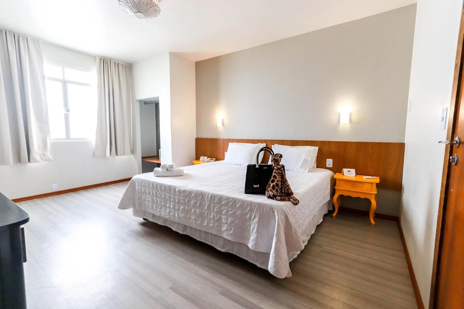 Bed in Itajaí Express Residence