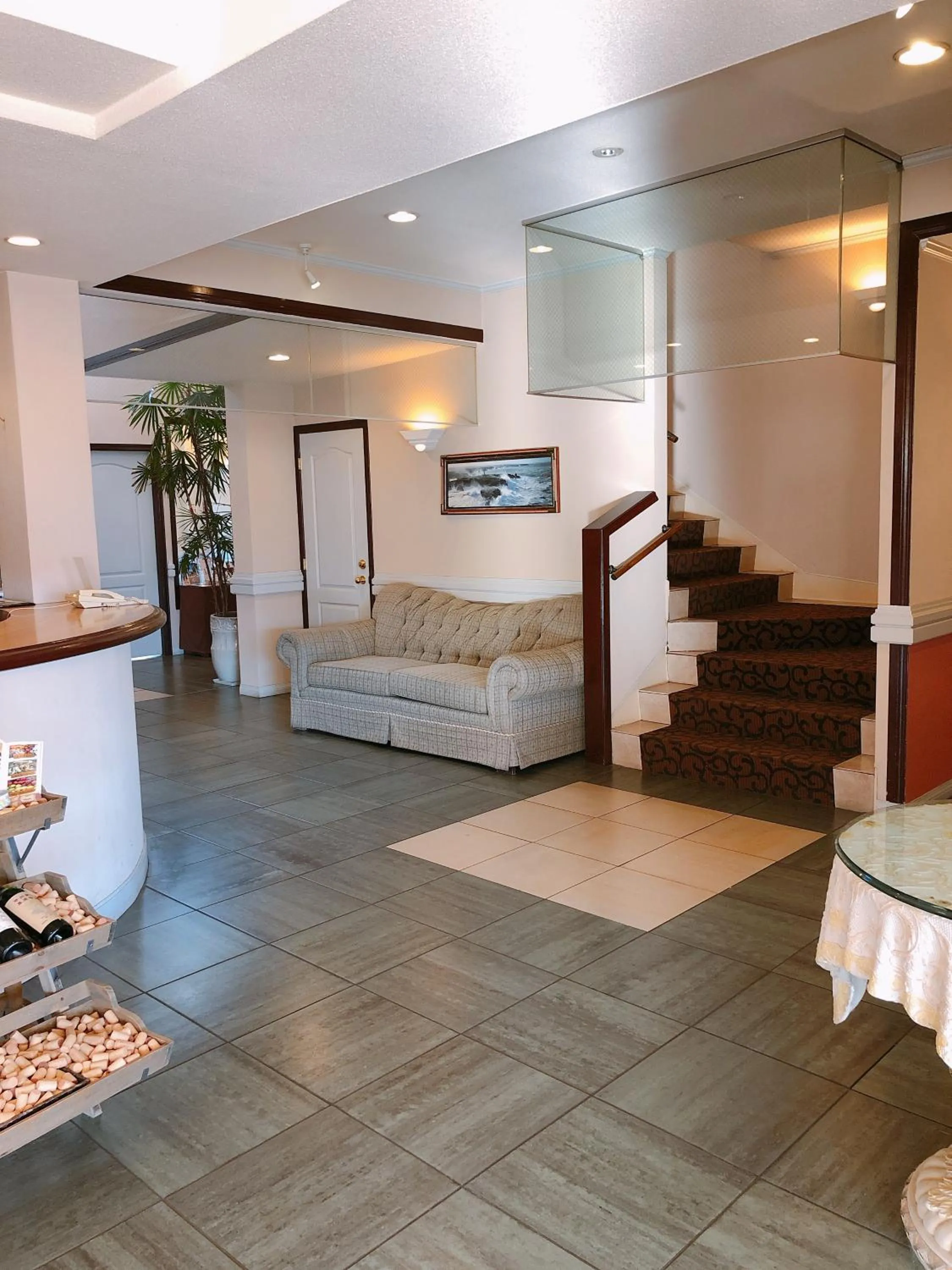 Lobby or reception in Auberge Mermaid