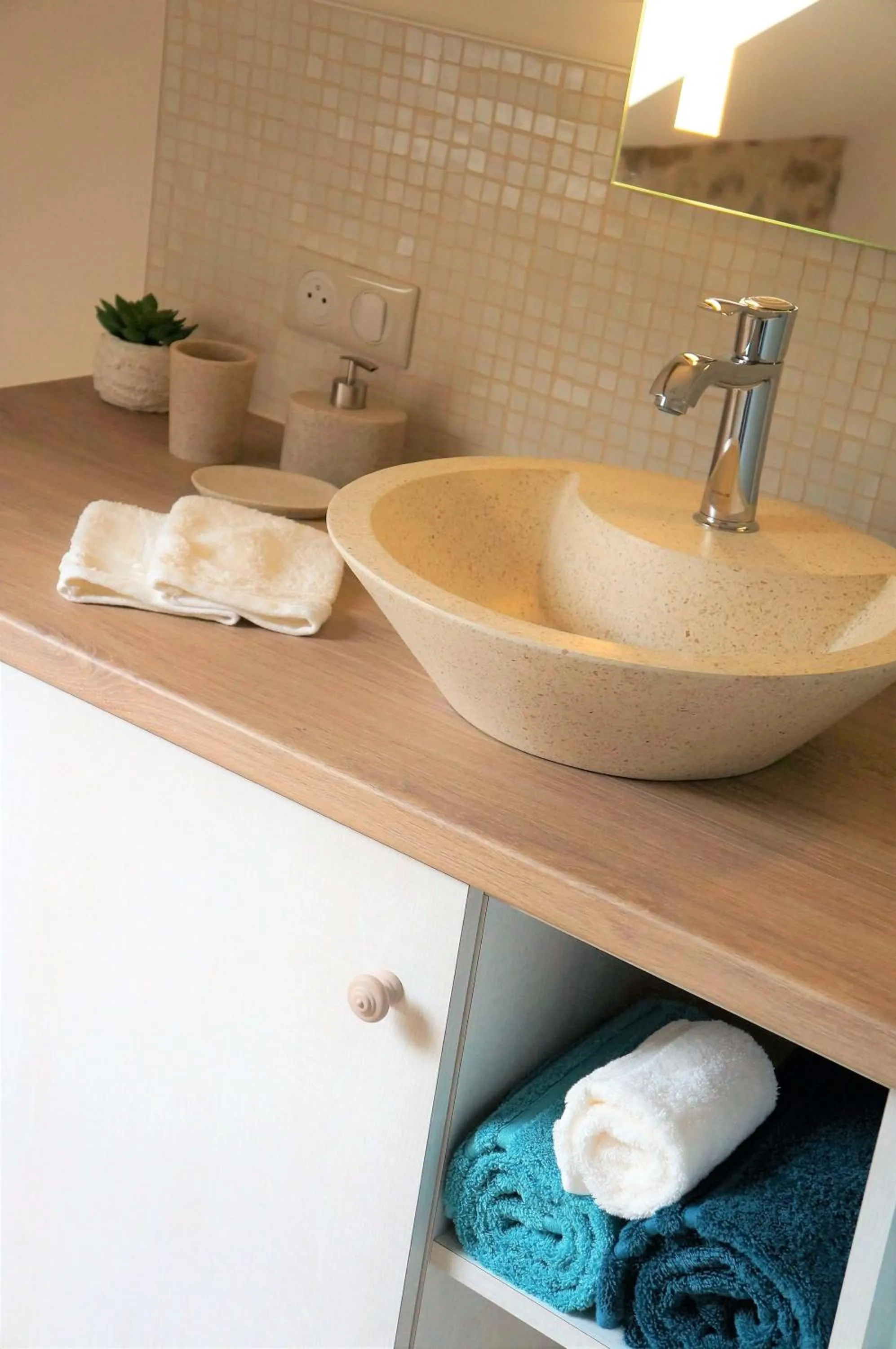 Bathroom in B&B Les Tranchées