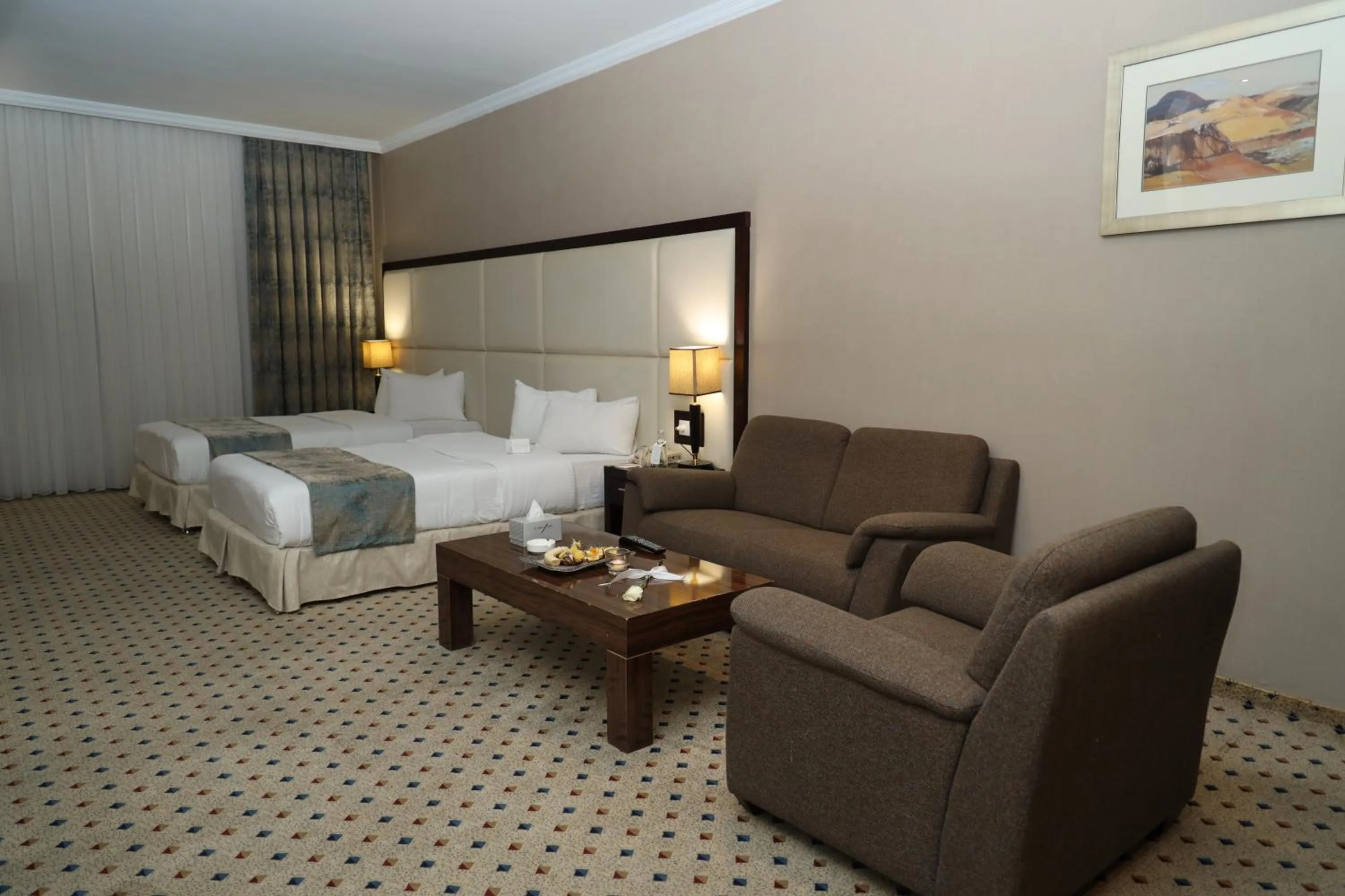 Bed in Canyon Hotel Erbil