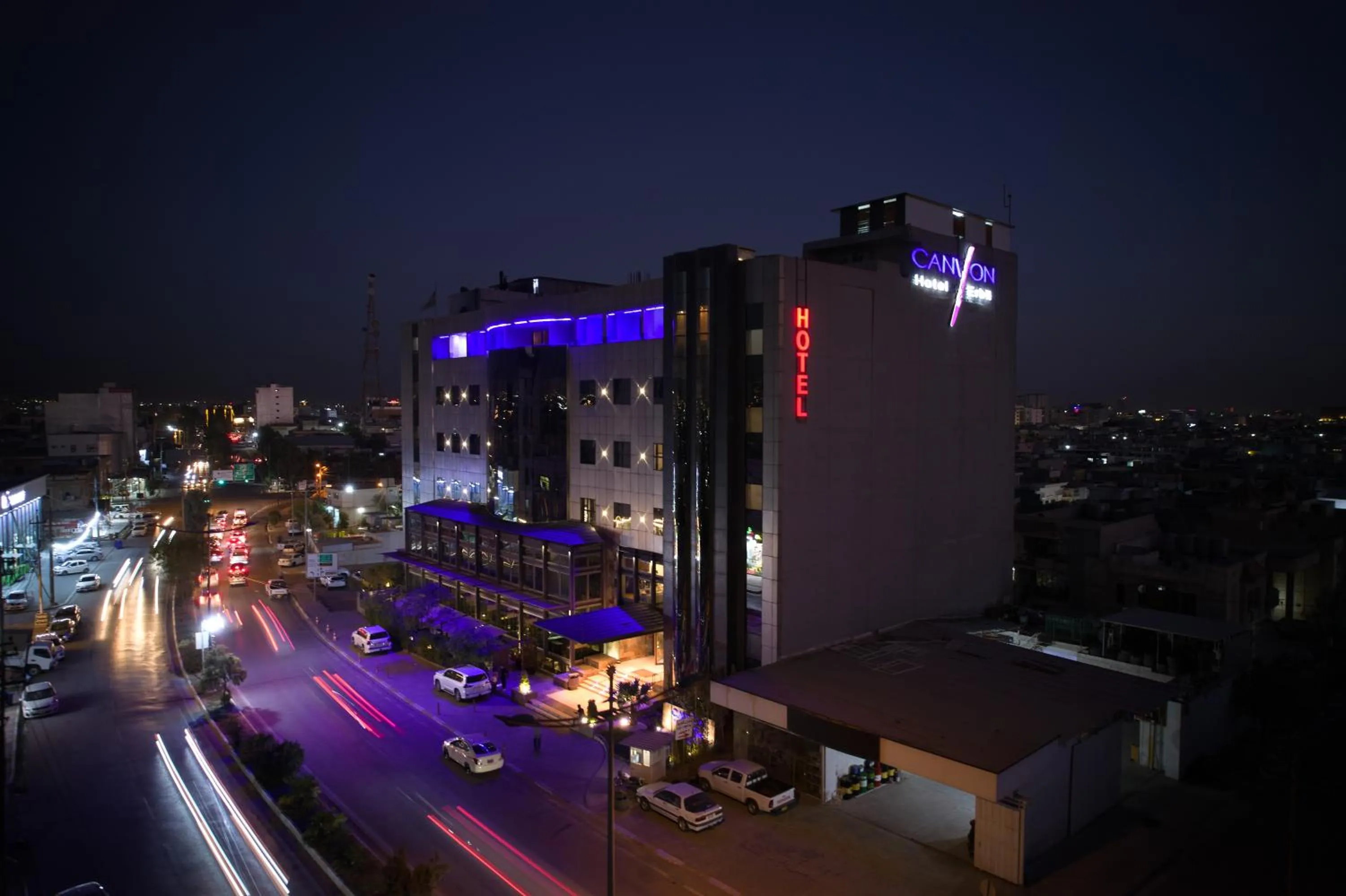 Location in Canyon Hotel Erbil