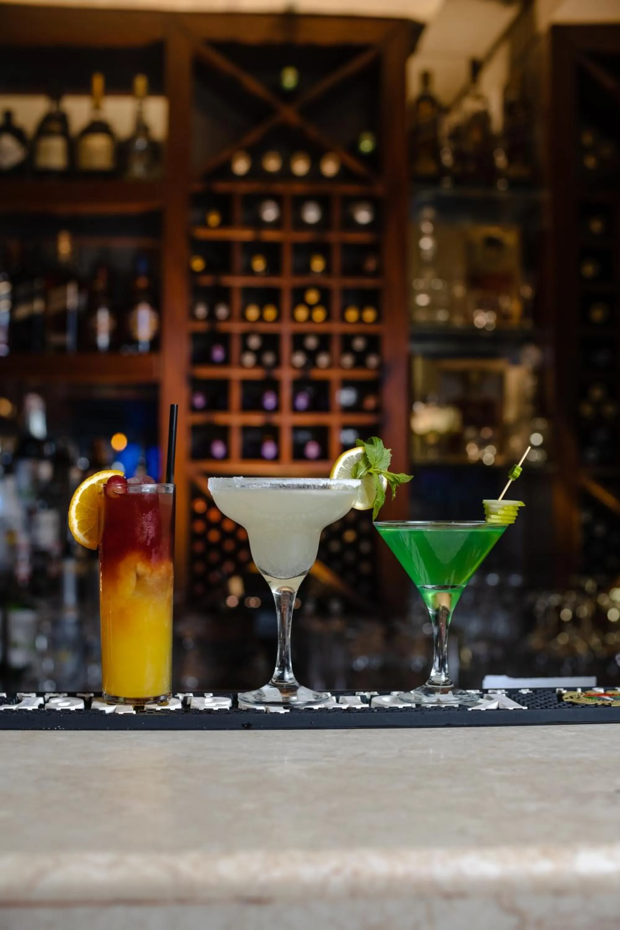 Alcoholic drinks in Canyon Hotel Erbil