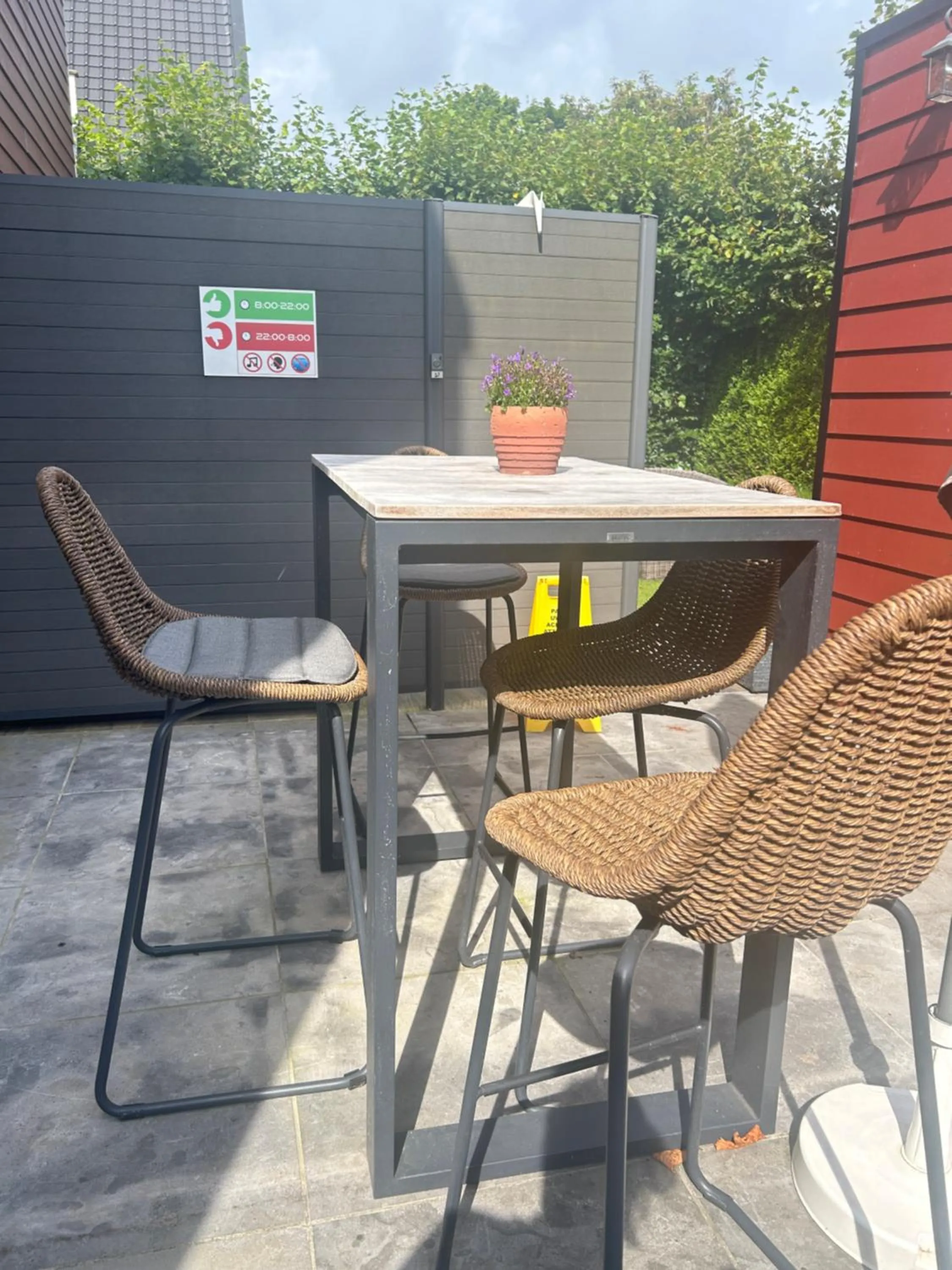 Balcony/Terrace in Kuai Guestroom Brugge