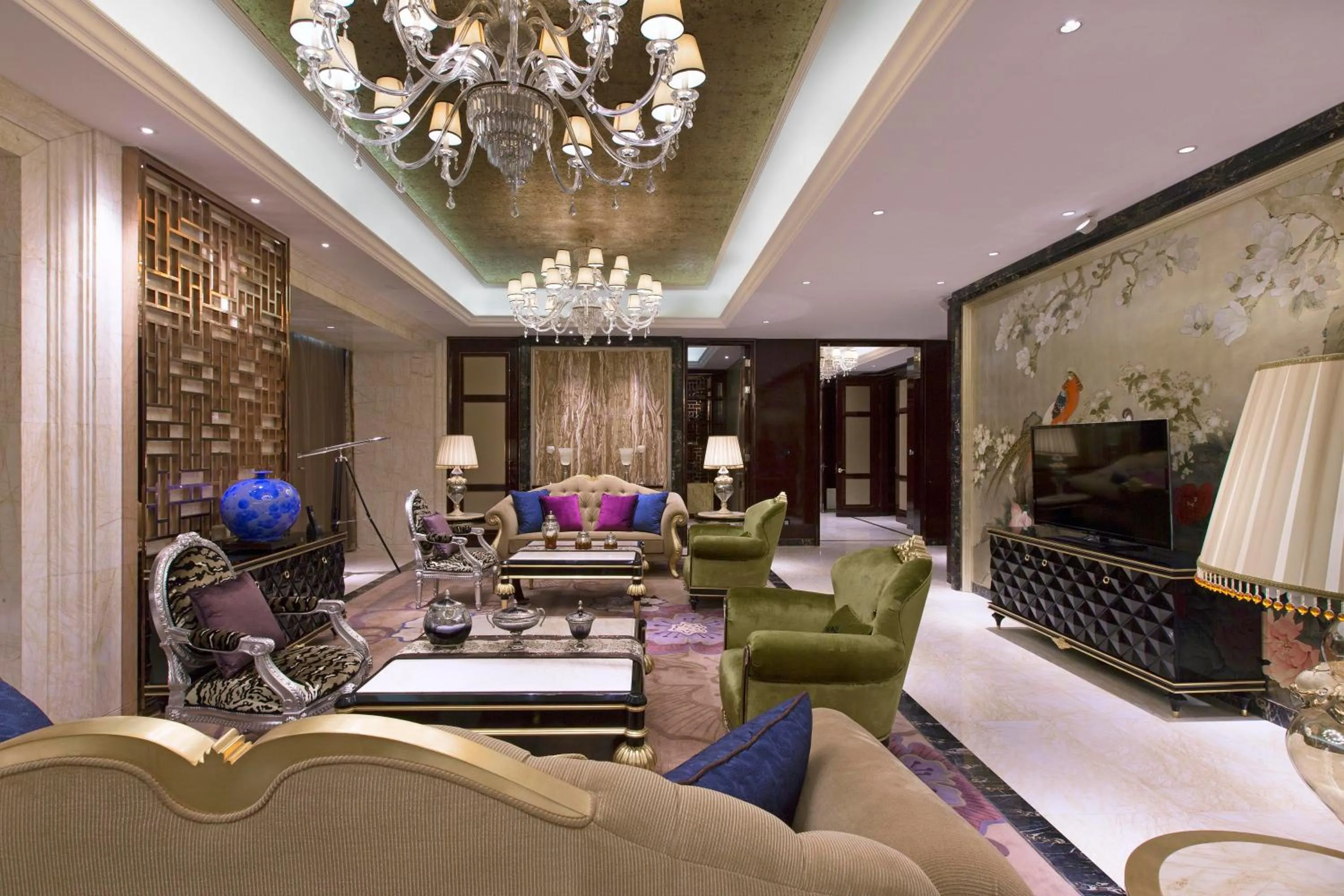 Living room in Wanda Vista Changsha