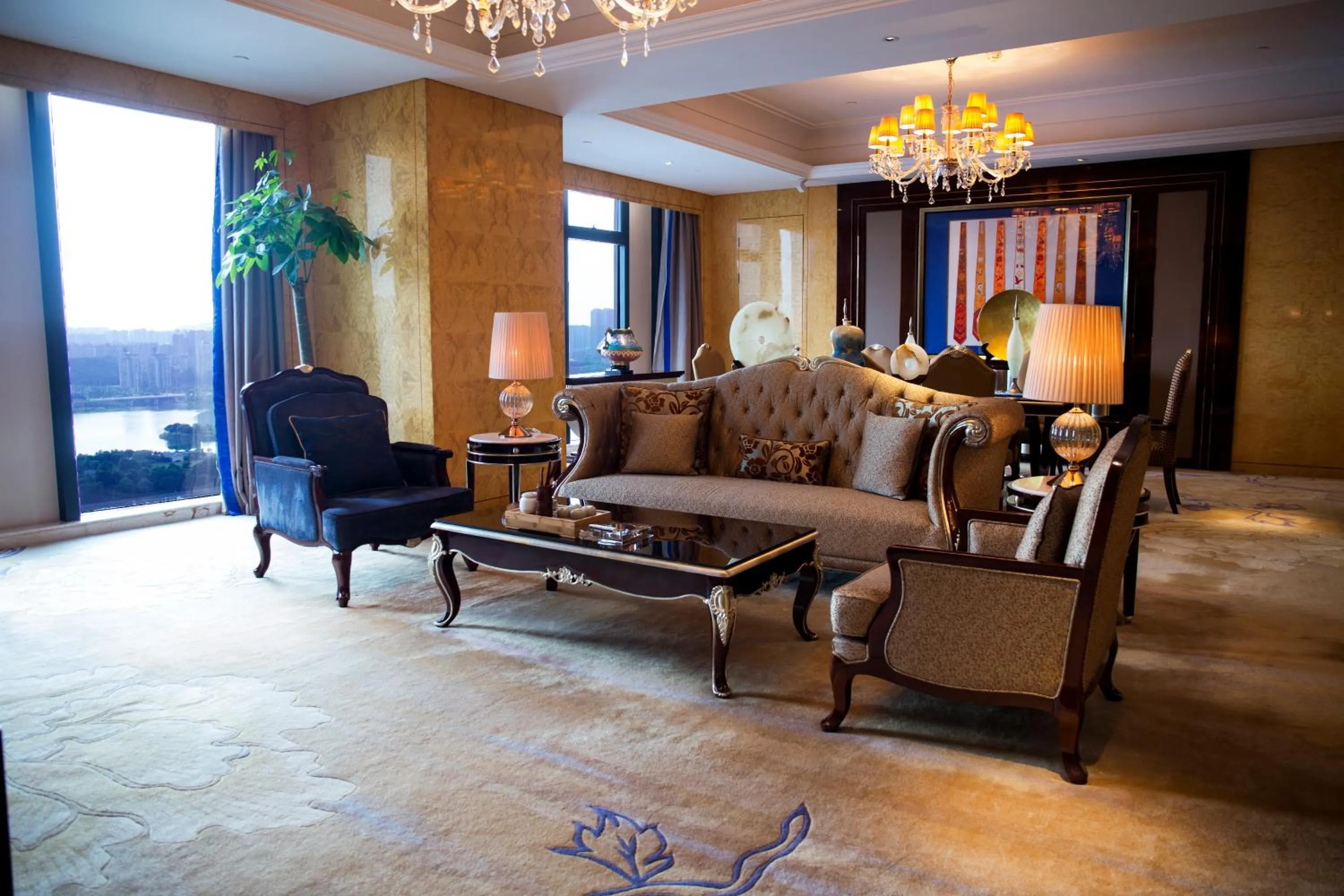 Living room in Wanda Vista Changsha