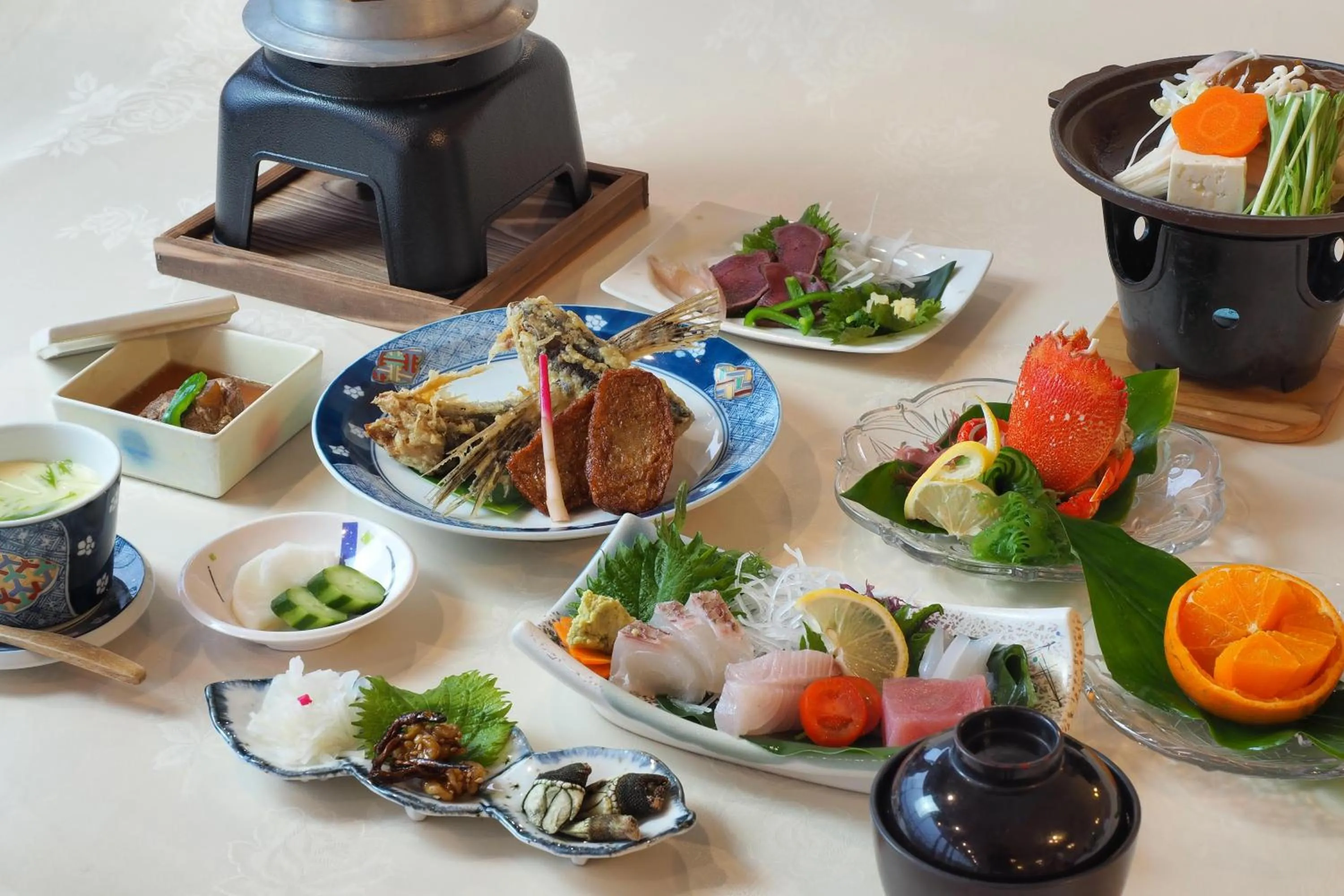 Dinner in Yakushima Green Hotel