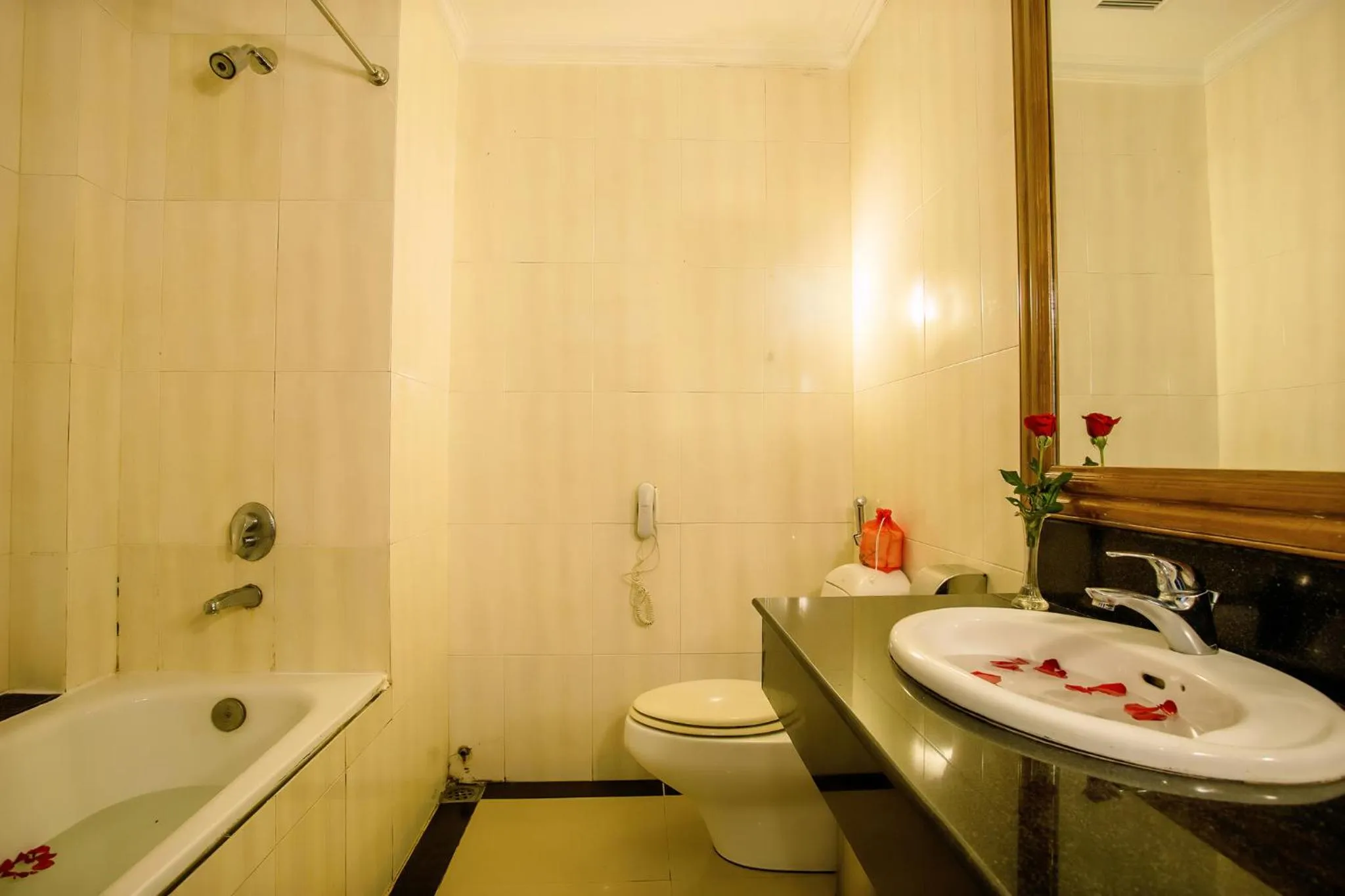 Bathroom in Golden Sea Hotel Da Nang