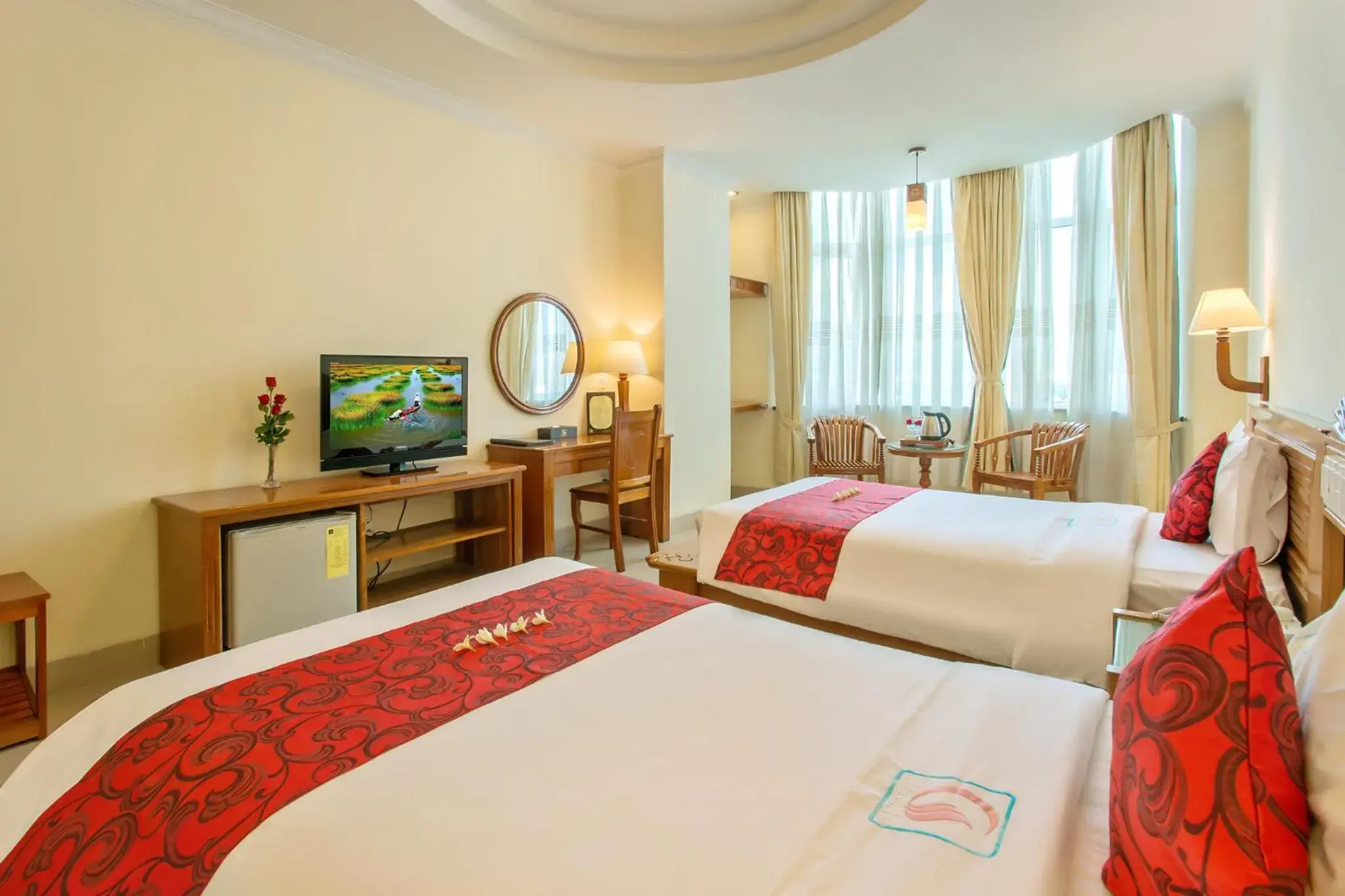 Deluxe Twin Room in Golden Sea Hotel Da Nang Deluxe Twin Room in Golden Sea Hotel Da Nang