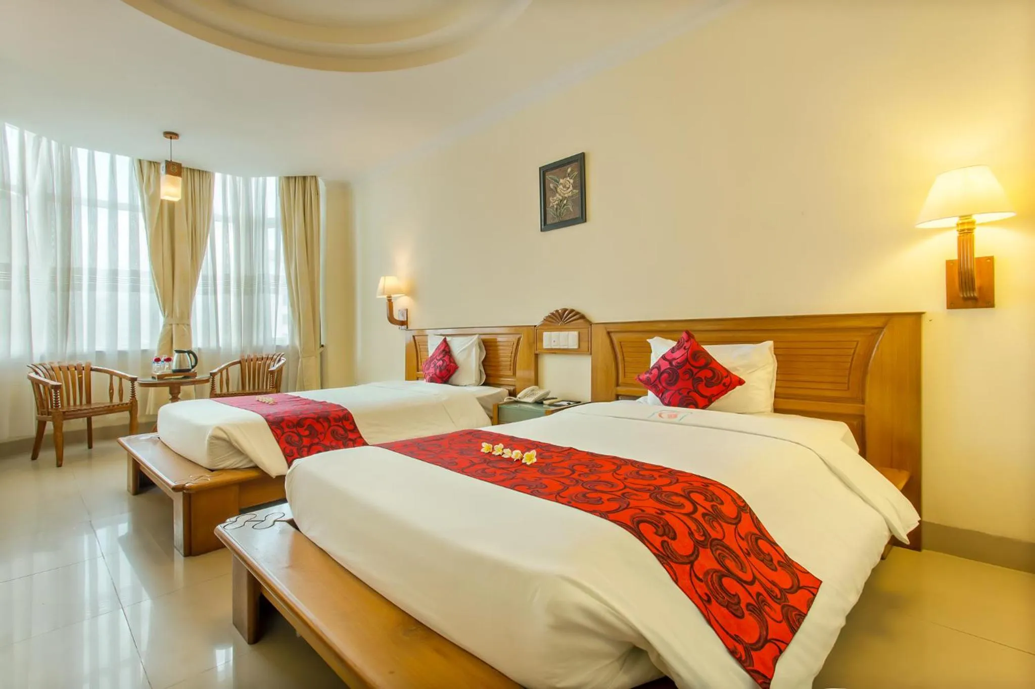 City view, Bed in Golden Sea Hotel Da Nang