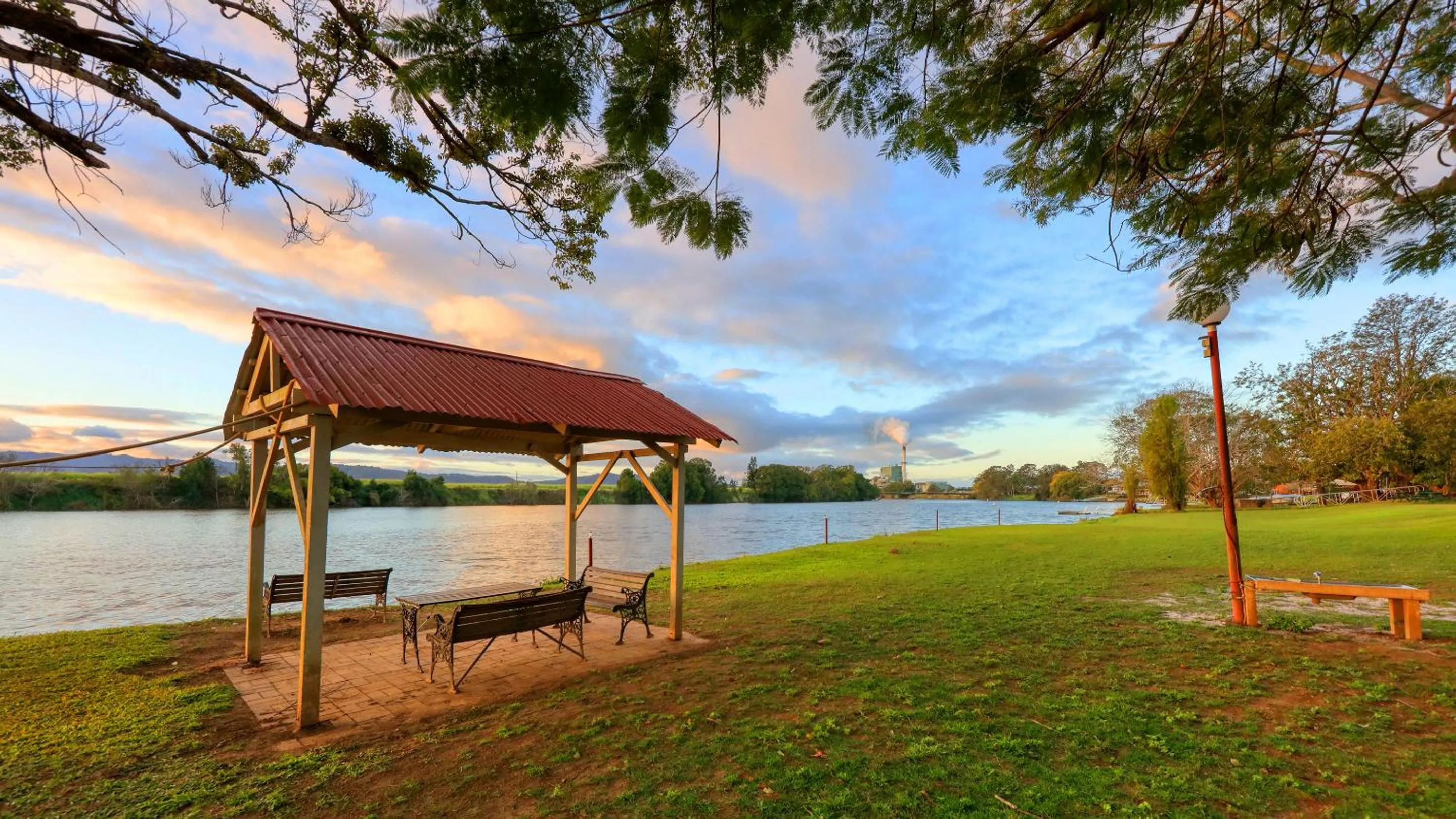 Seating area in Tweed River Motel