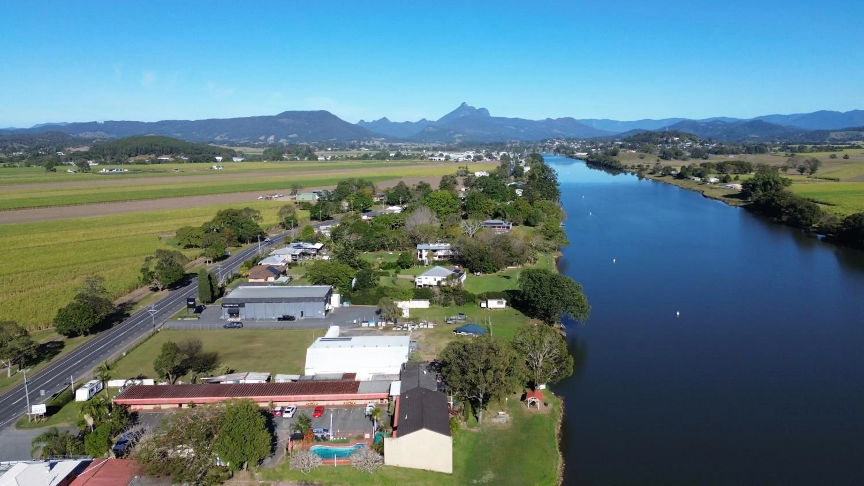 Bird's eye view in Tweed River Motel