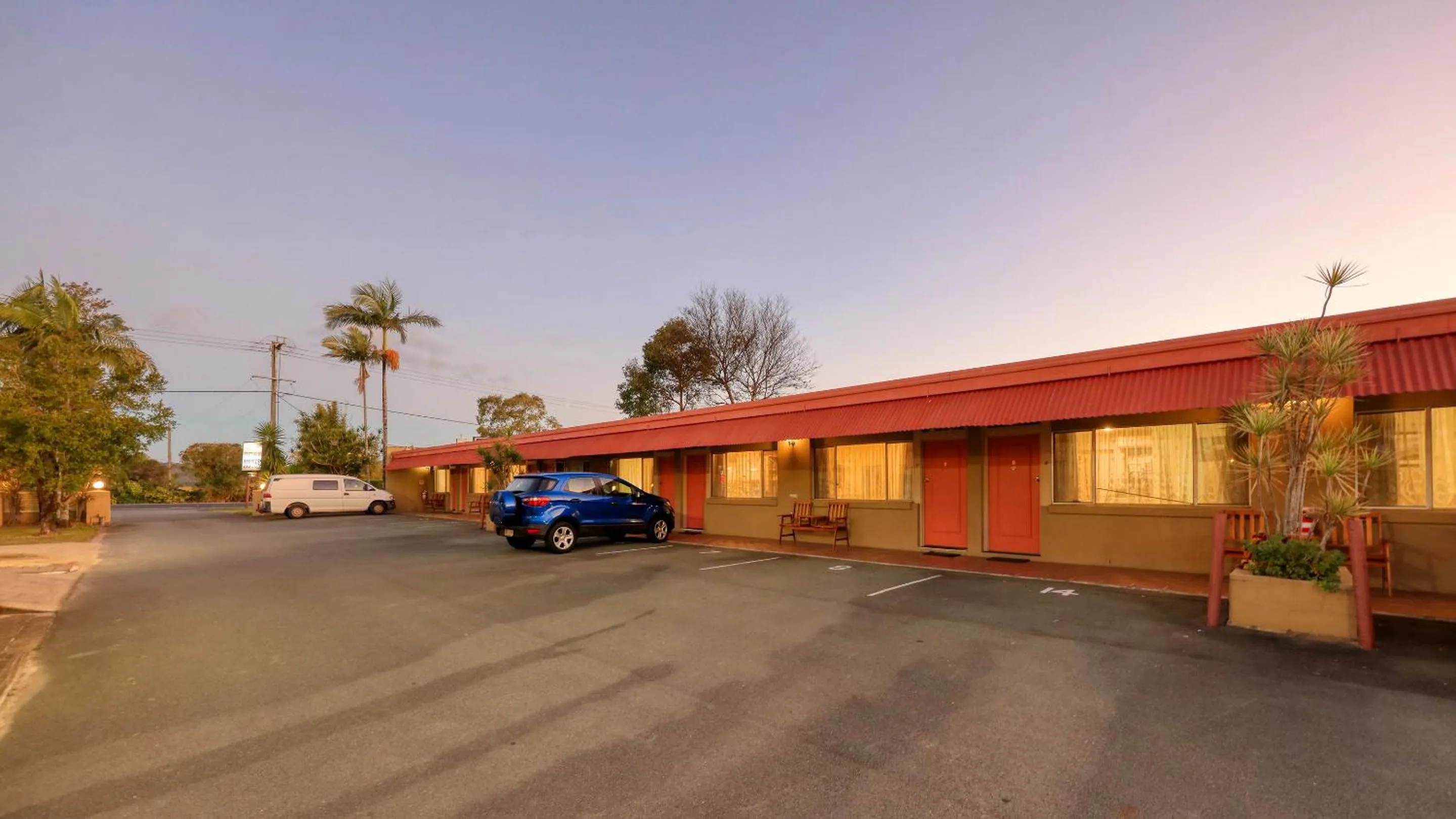 Parking in Tweed River Motel