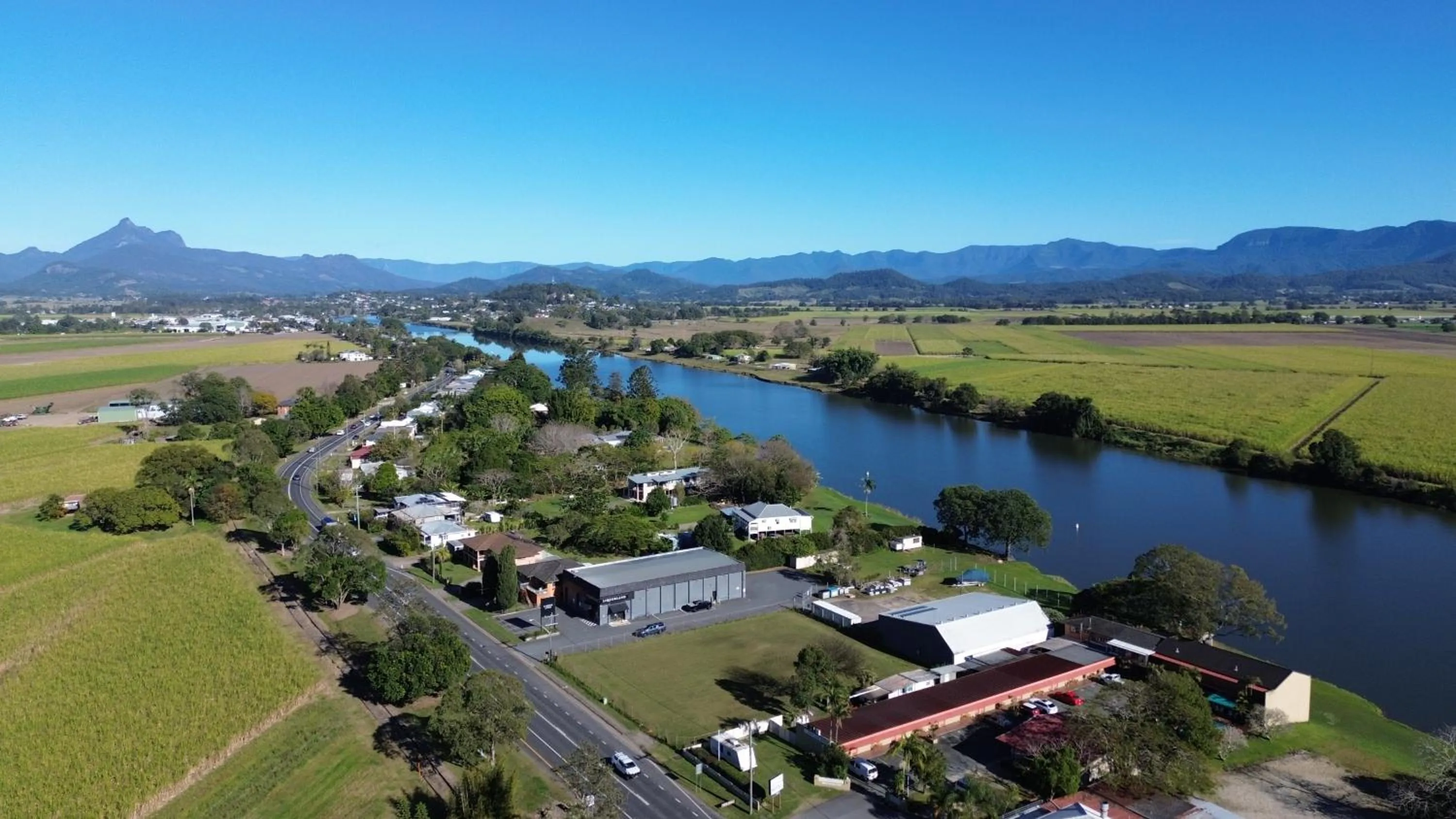 Bird's eye view in Tweed River Motel