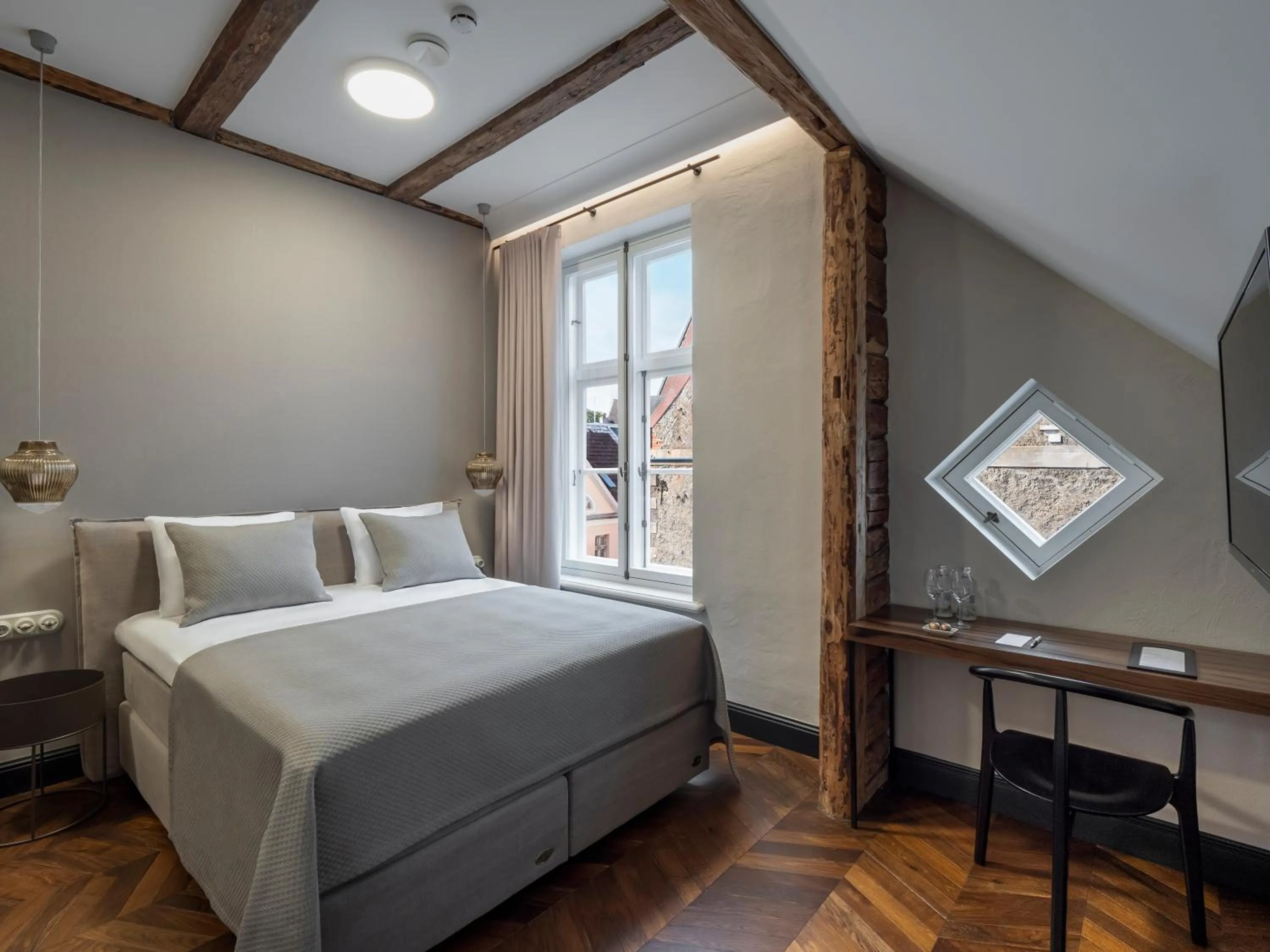 Bed in Boutique Hotel Rosenplänter